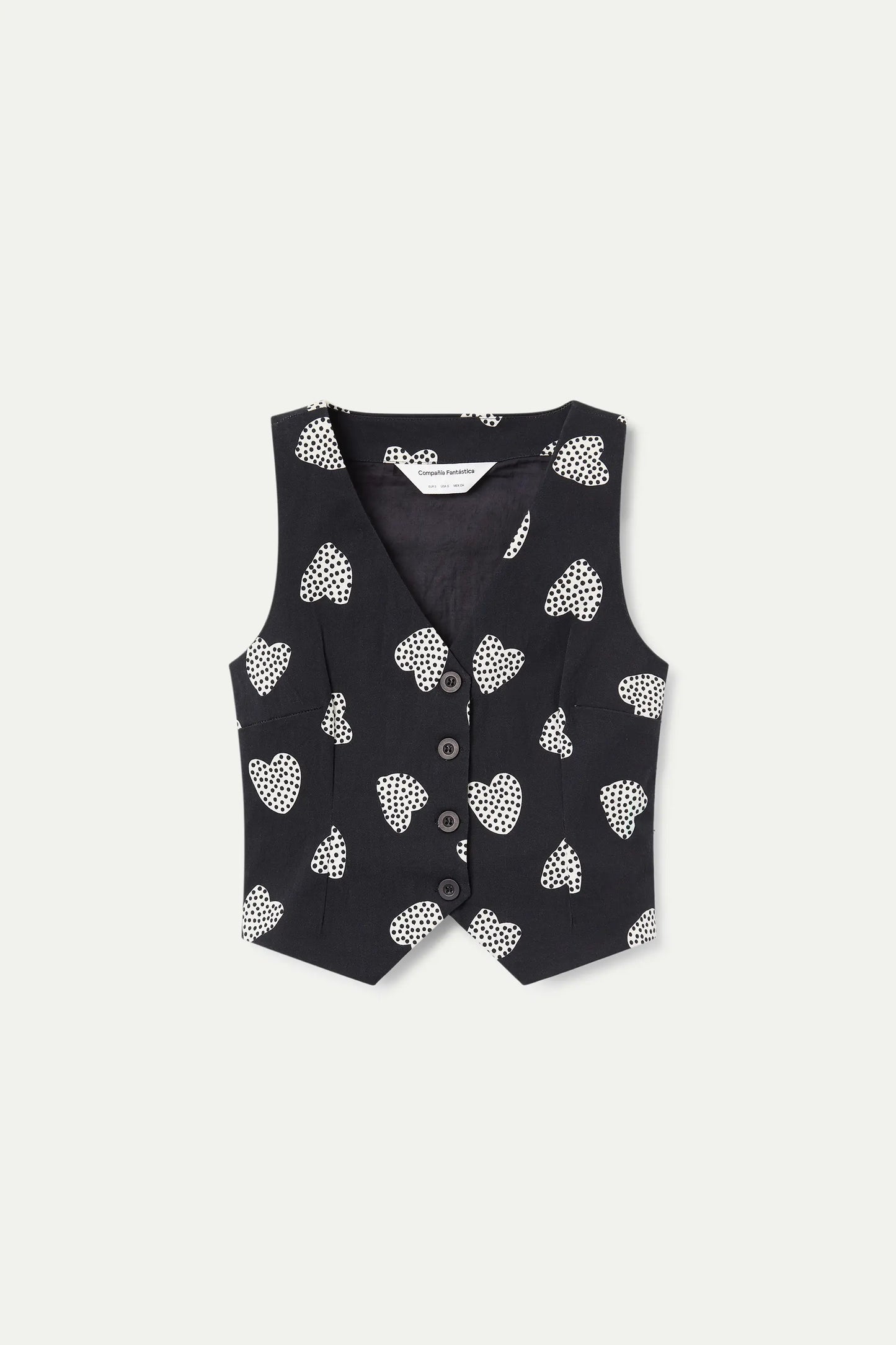 Chaleco con estampado Harmony Black