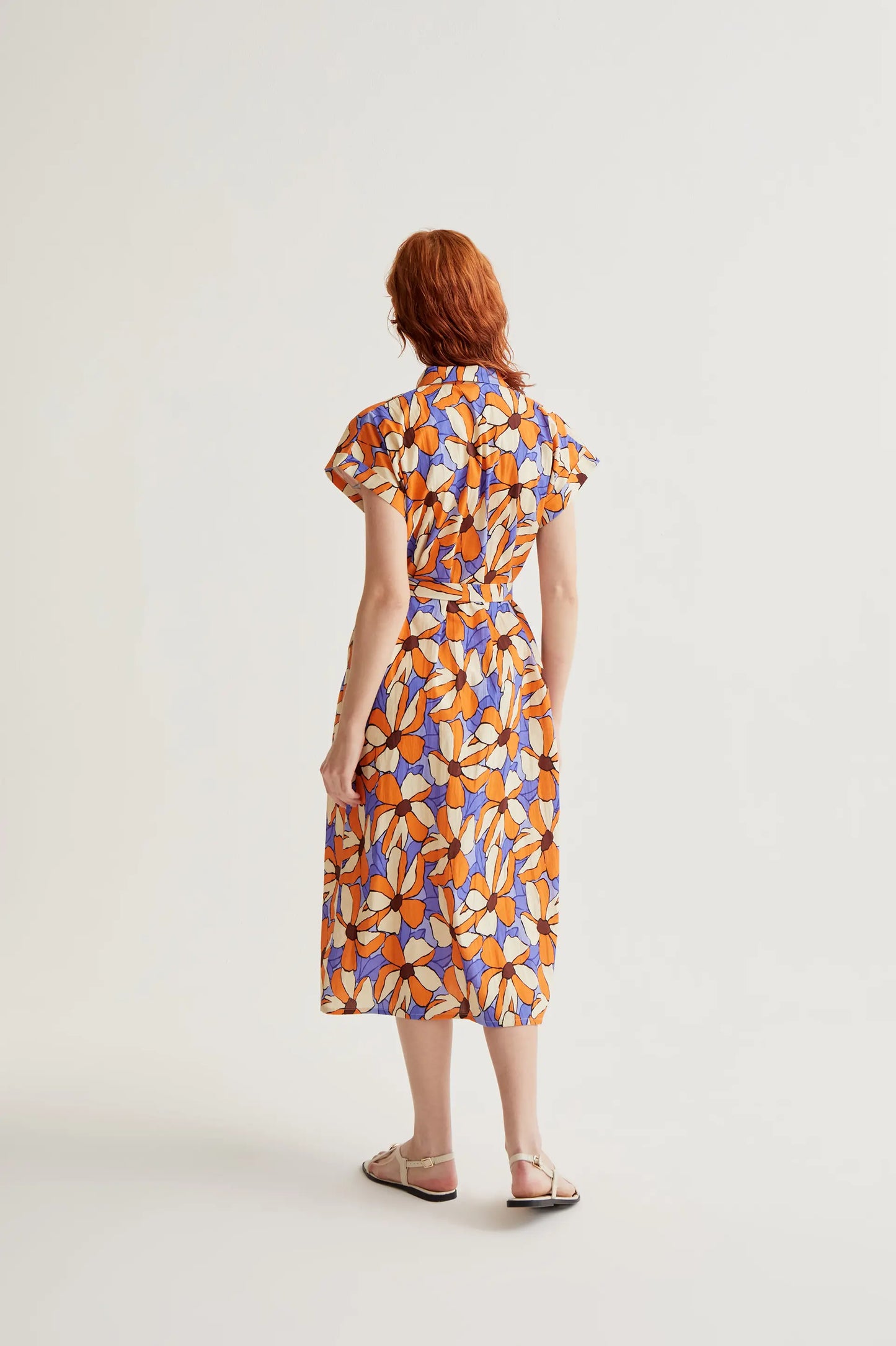 Vestido midi con estampado Marigold