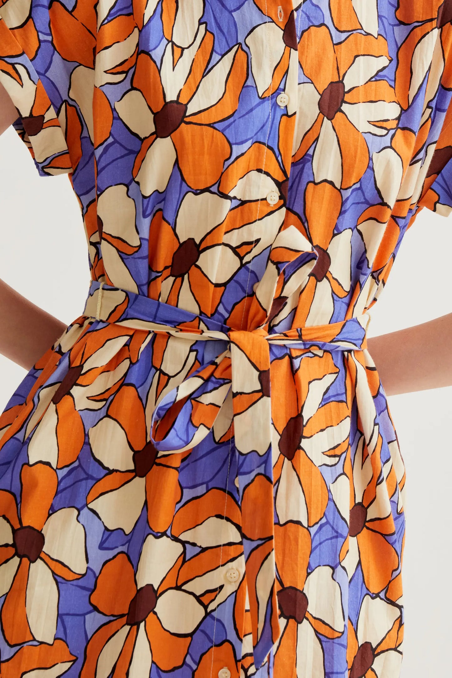Vestido midi con estampado Marigold