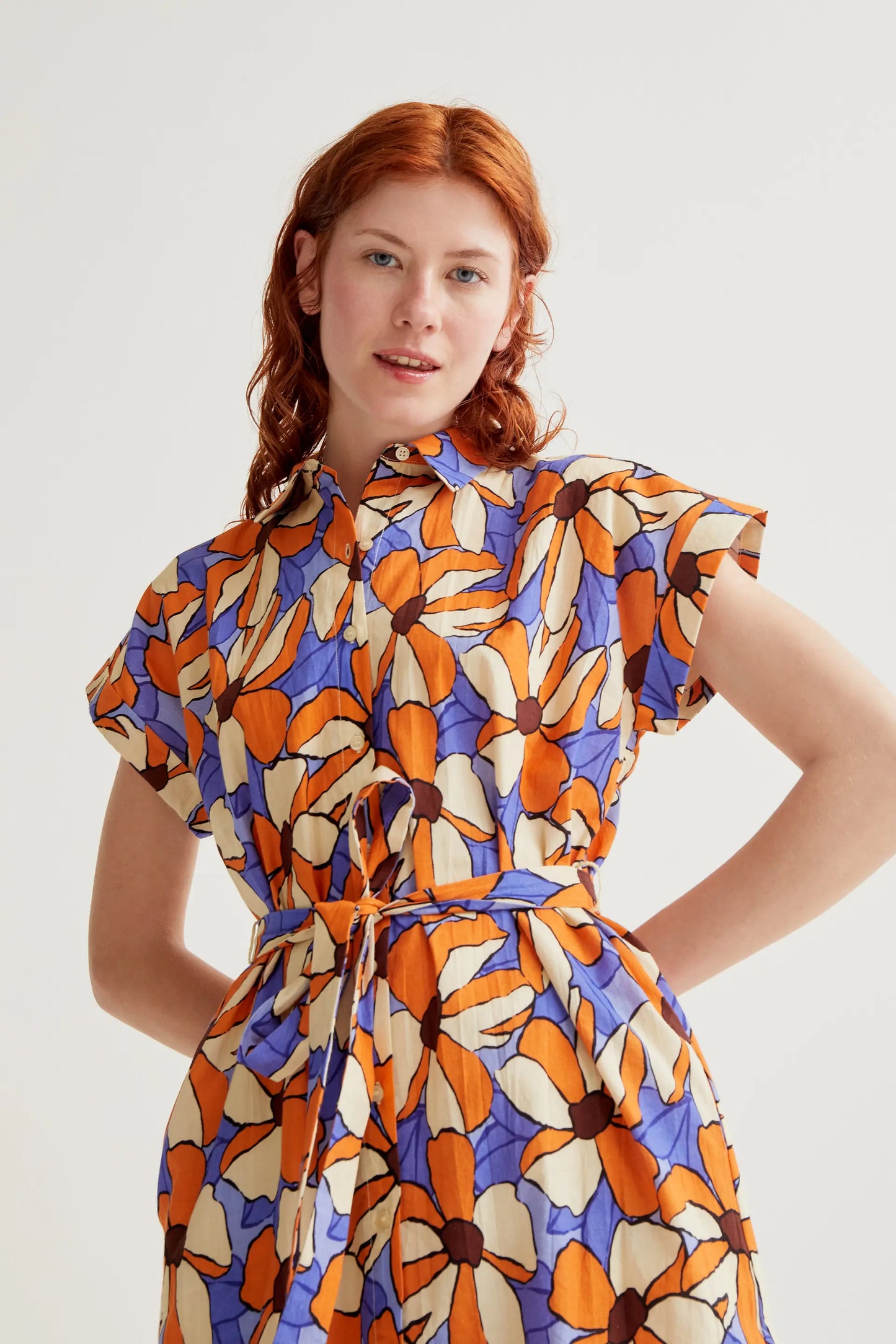 Vestido midi con estampado Marigold
