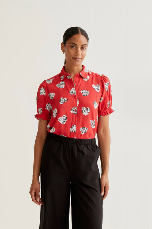 Camisa con estampado Harmony Red