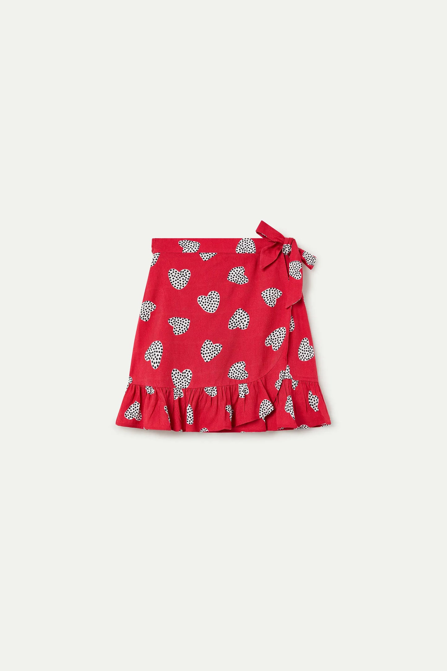 Falda corta con estampado Harmony Red