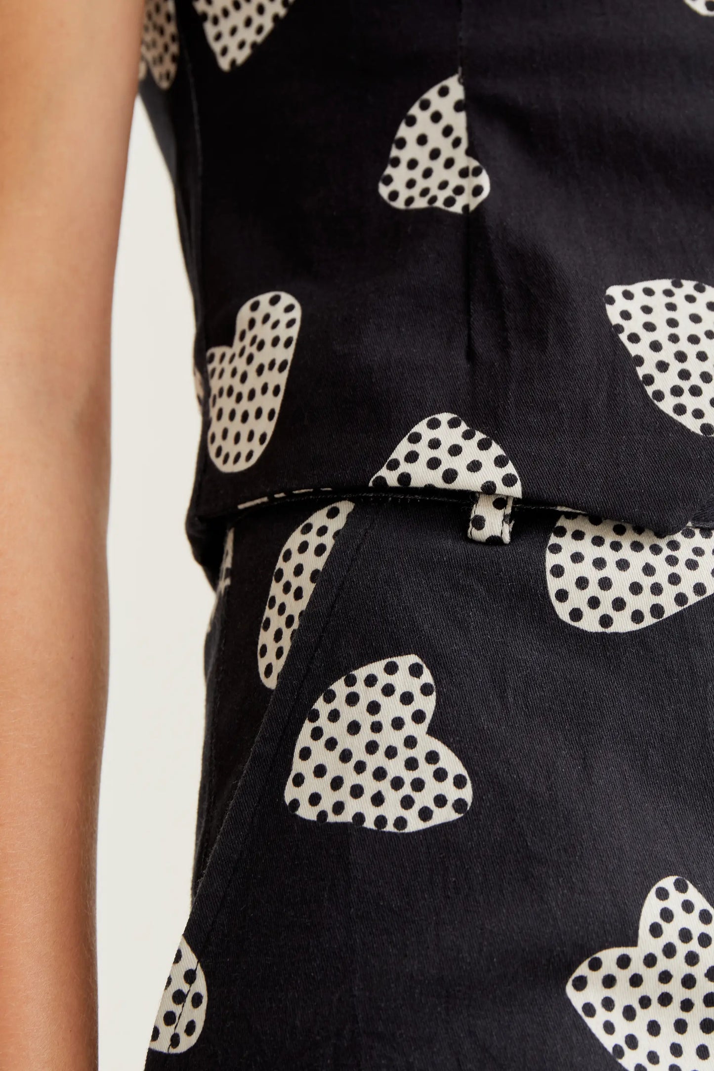 Harmony Black Print Trousers