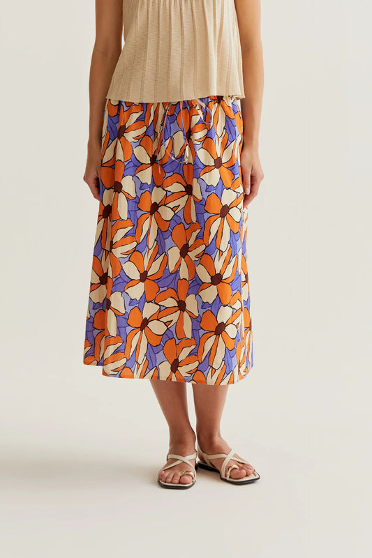 Falda midi con estampado Marigold
