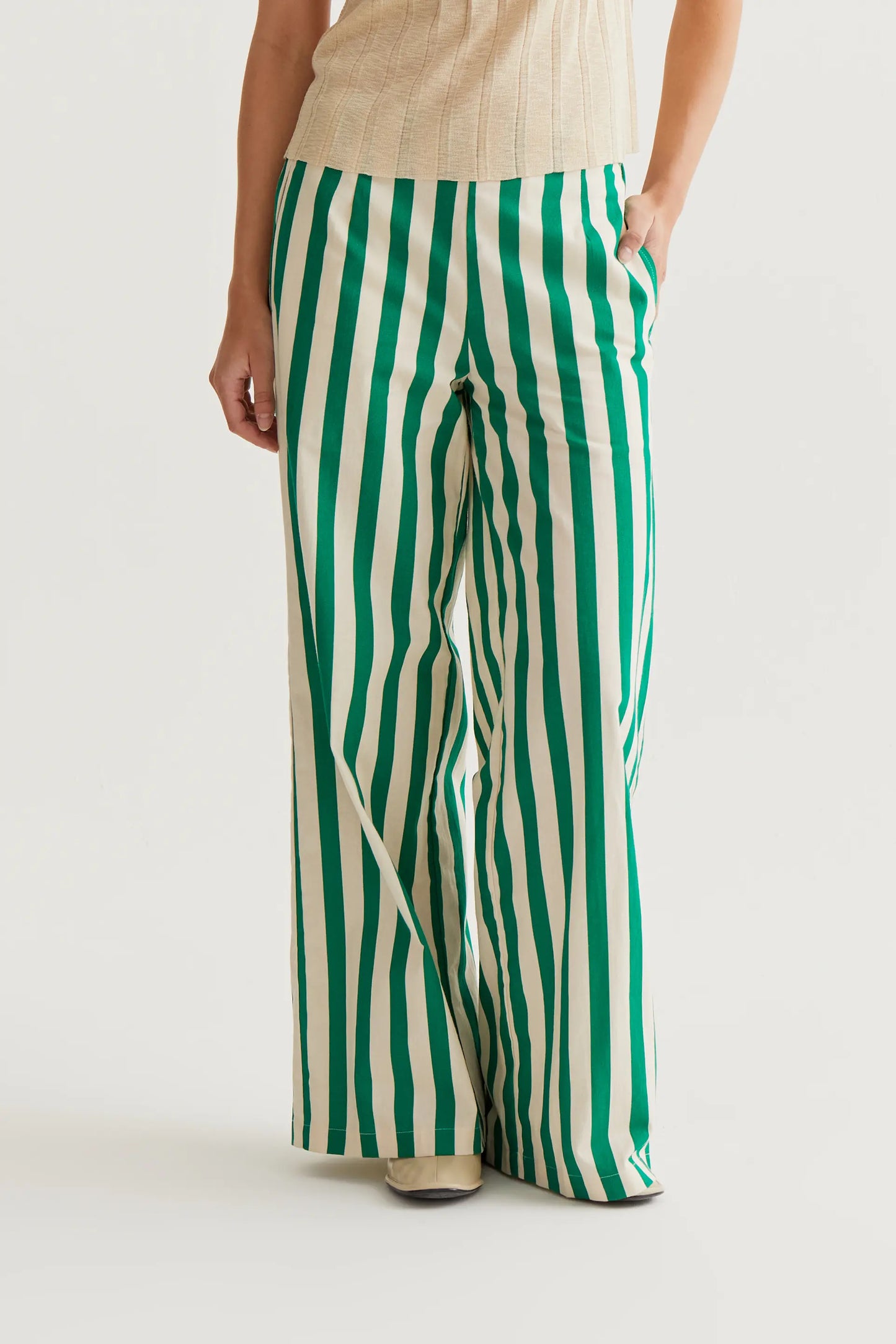 Pantalón con estampado Bamboo Green