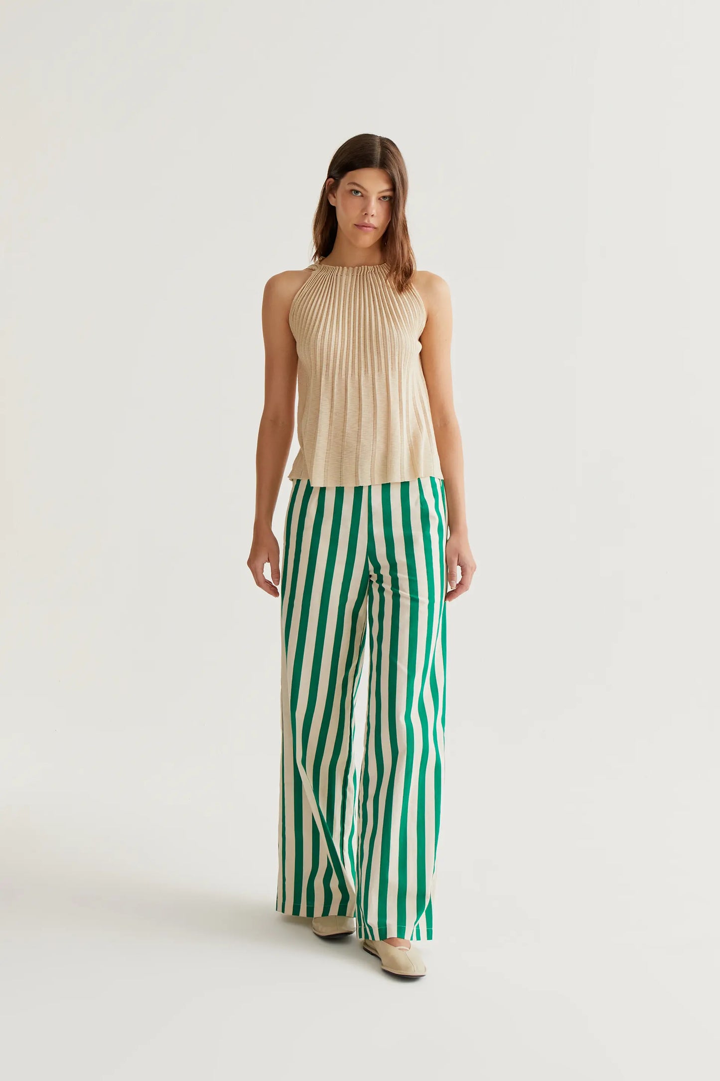 Pantalón con estampado Bamboo Green