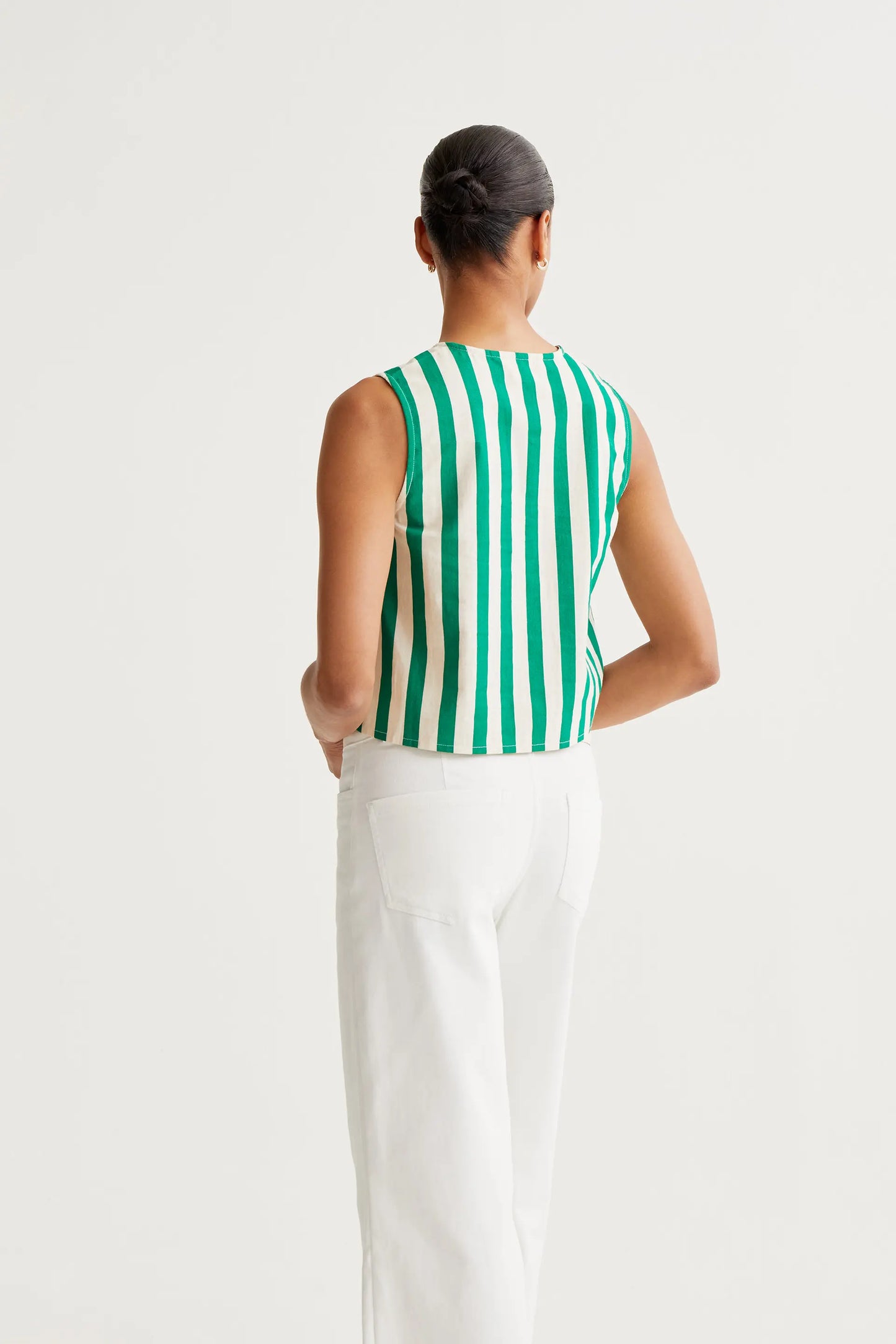 Top con estampado Bamboo Green