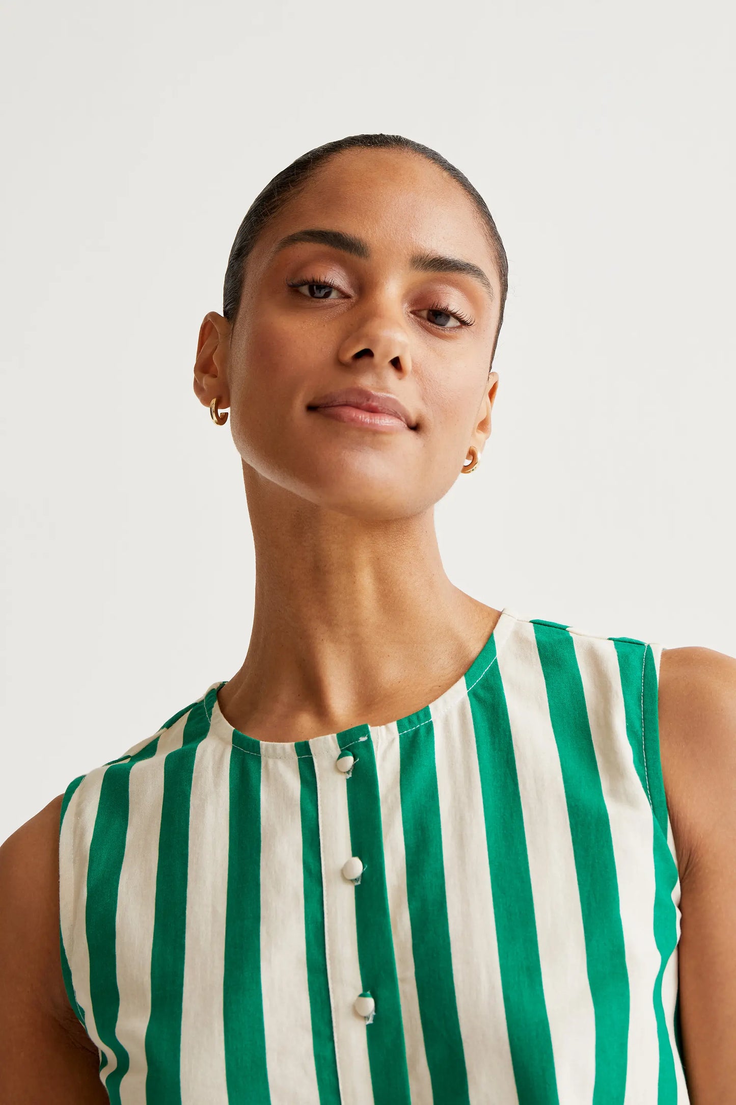 Top con estampado Bamboo Green