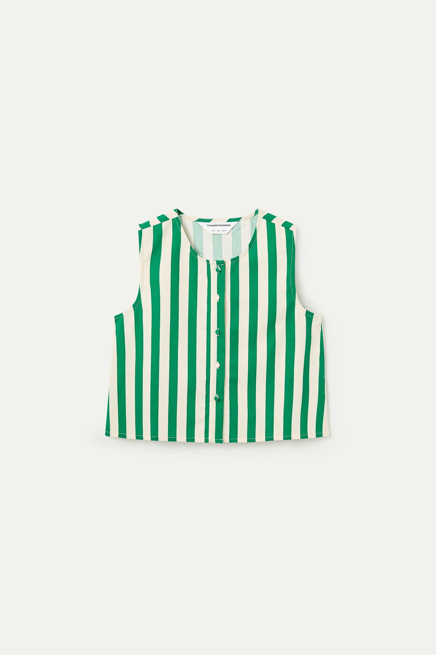 Top con estampado Bamboo Green