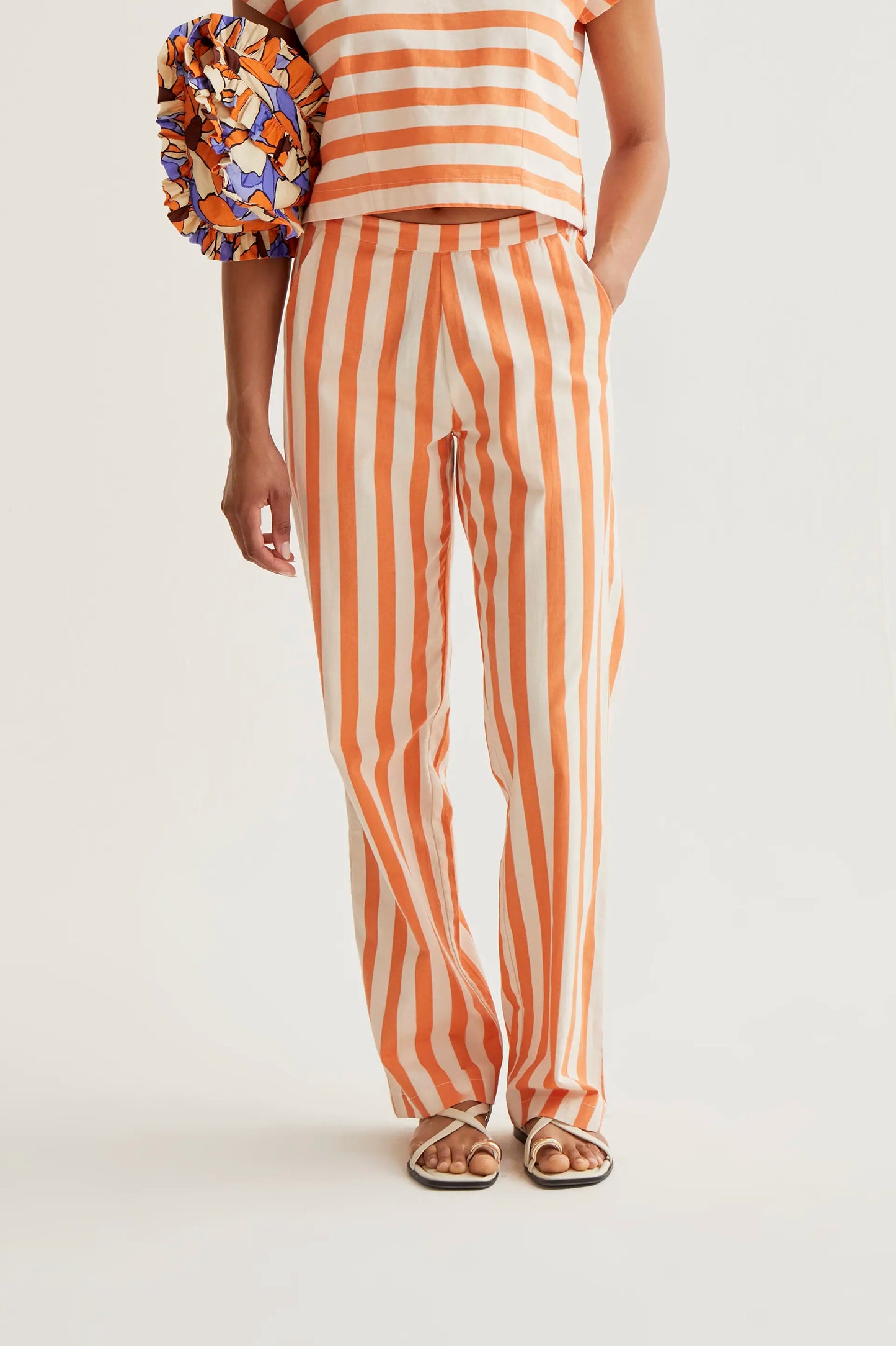 Pantalón con estampado Bamboo Orange