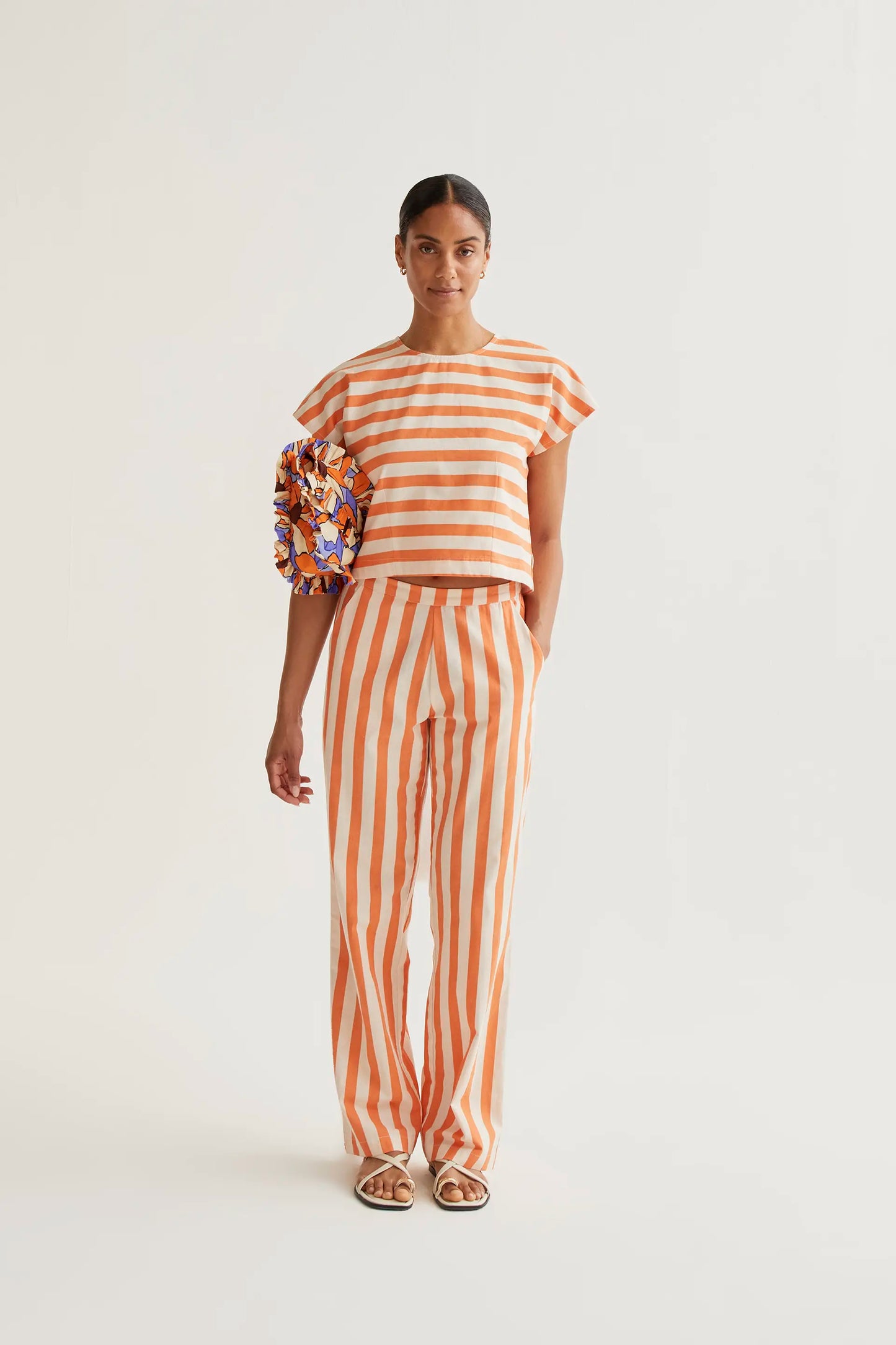 Pantalón con estampado Bamboo Orange