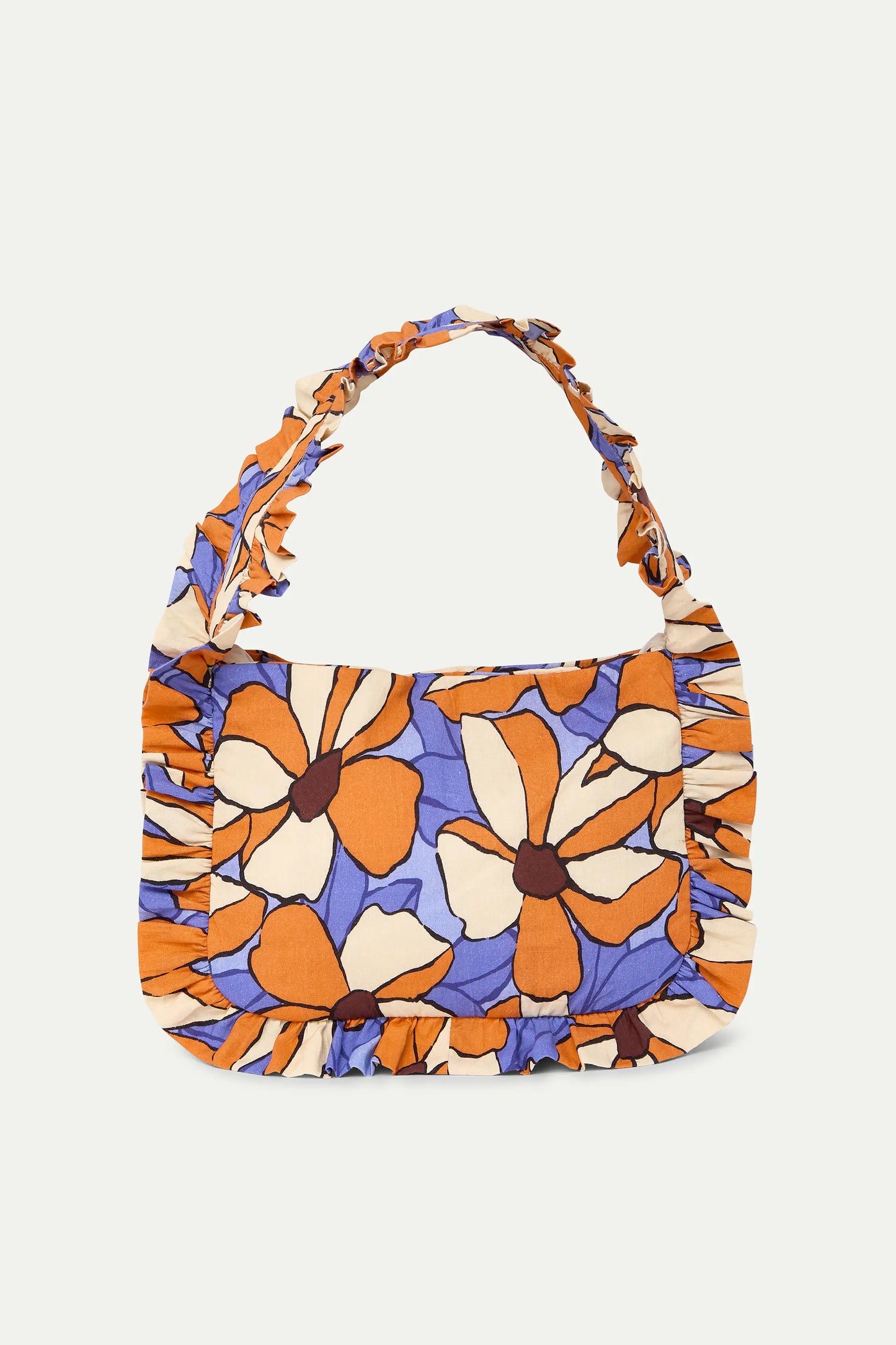 Marigold print bag