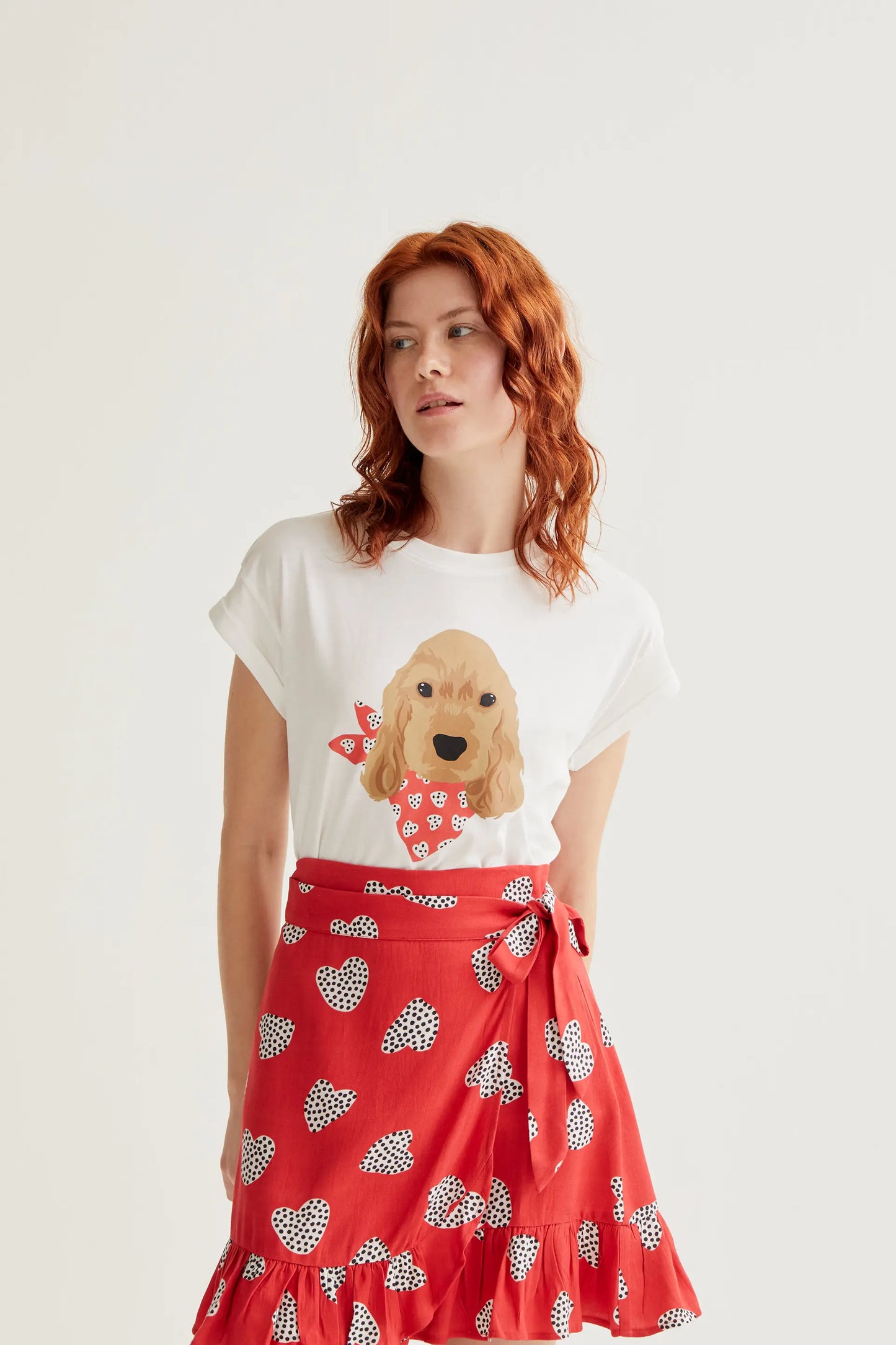 T-shirt with Cocker Spaniel print