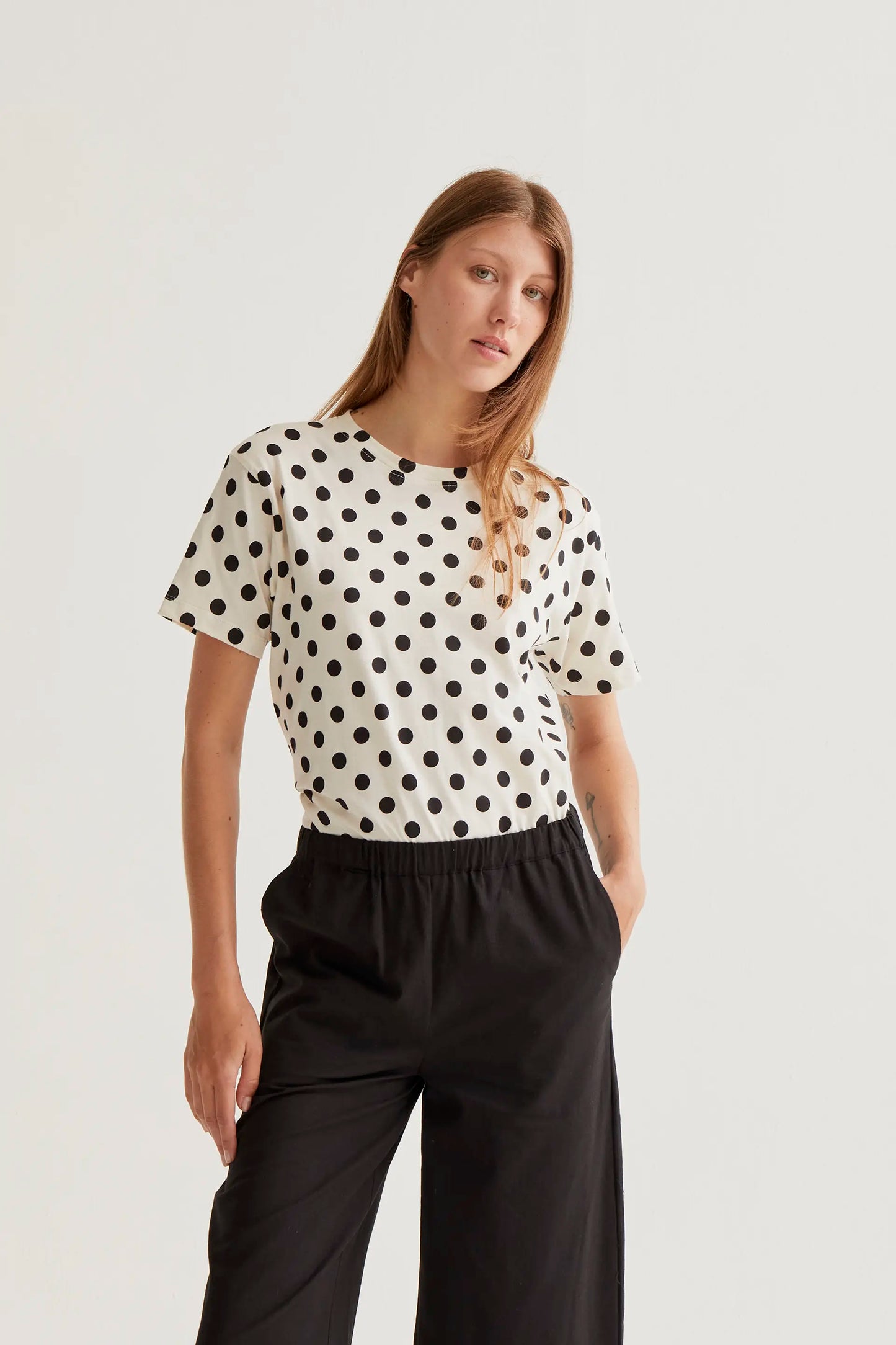 Camiseta con estampado Black Dots