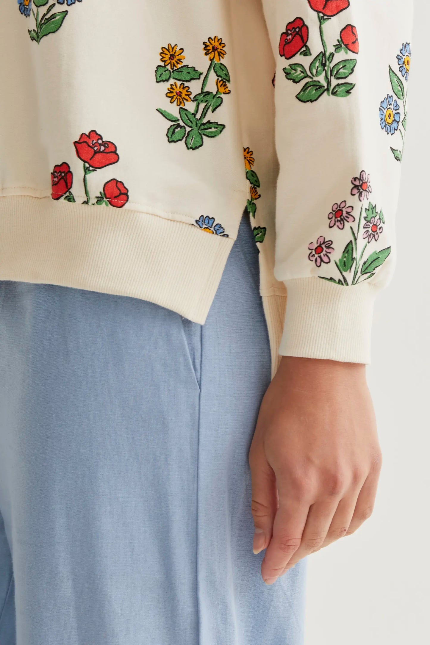 Gardener print sweatshirt