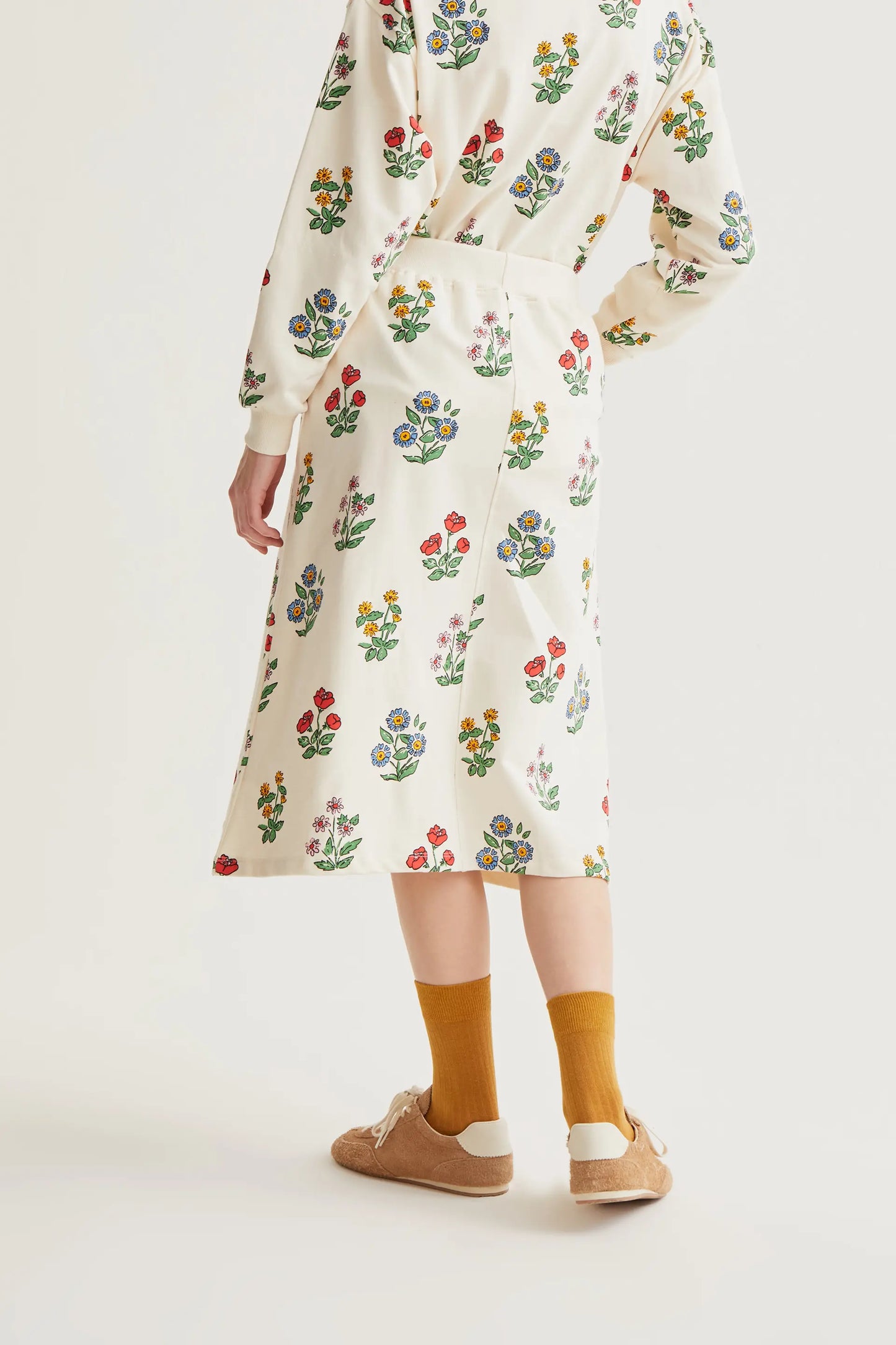 Falda con estampado Gardener