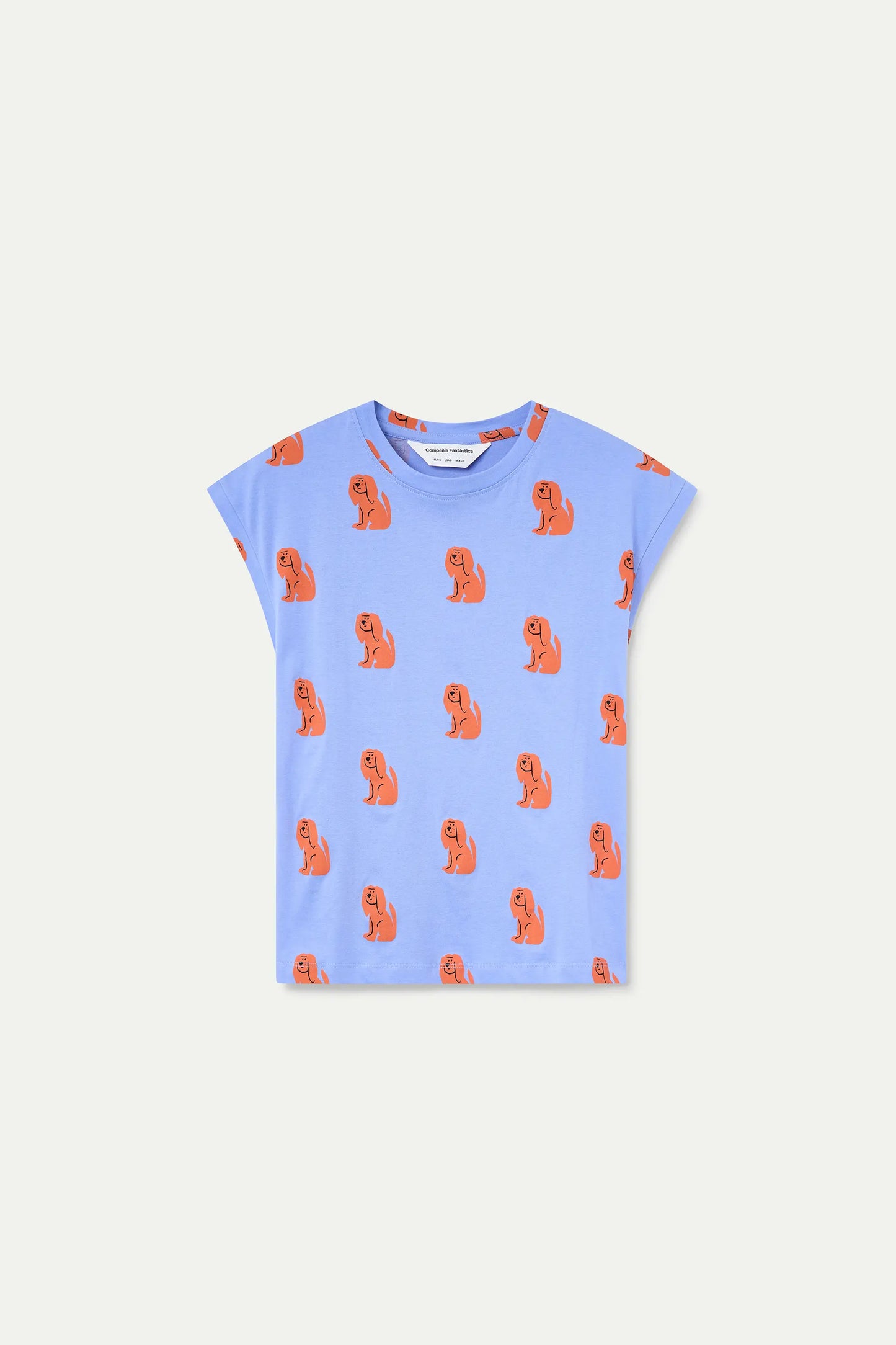 Camiseta con estampado Blue Dog