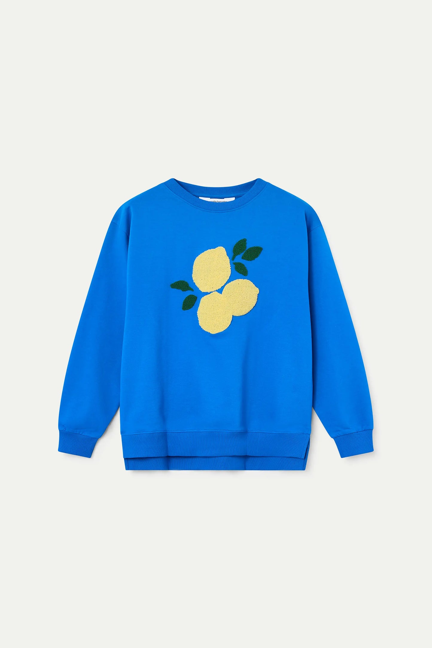 Sudadera con bordado de Limones gigante