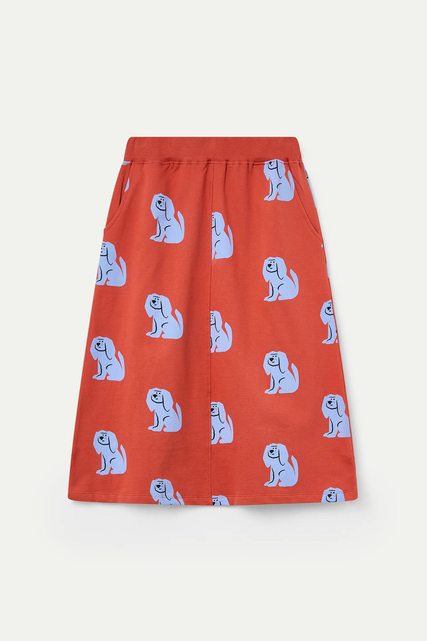 Falda midi con estampado Brown Dog