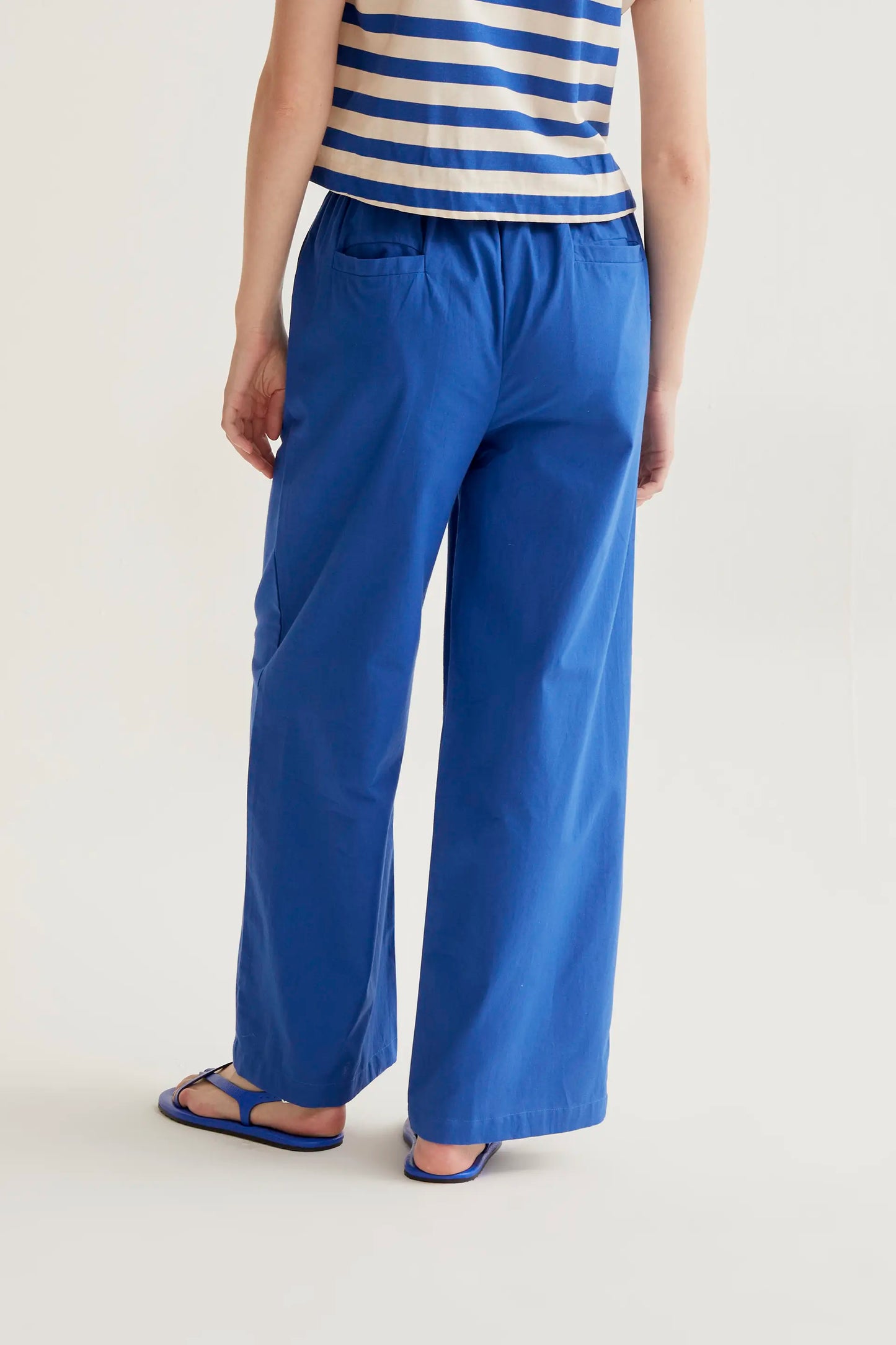 Pantalón 100% algodón azul
