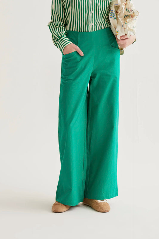 Pantalón 100% algodón verde