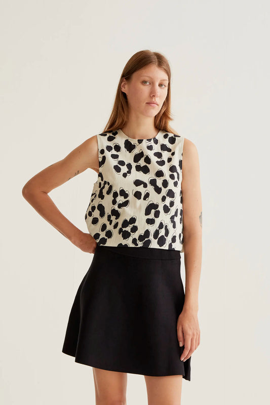 Top con estampado Dalmatian
