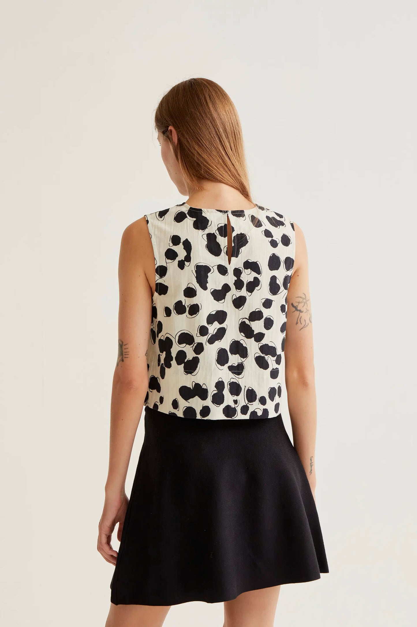 Top con estampado Dalmatian
