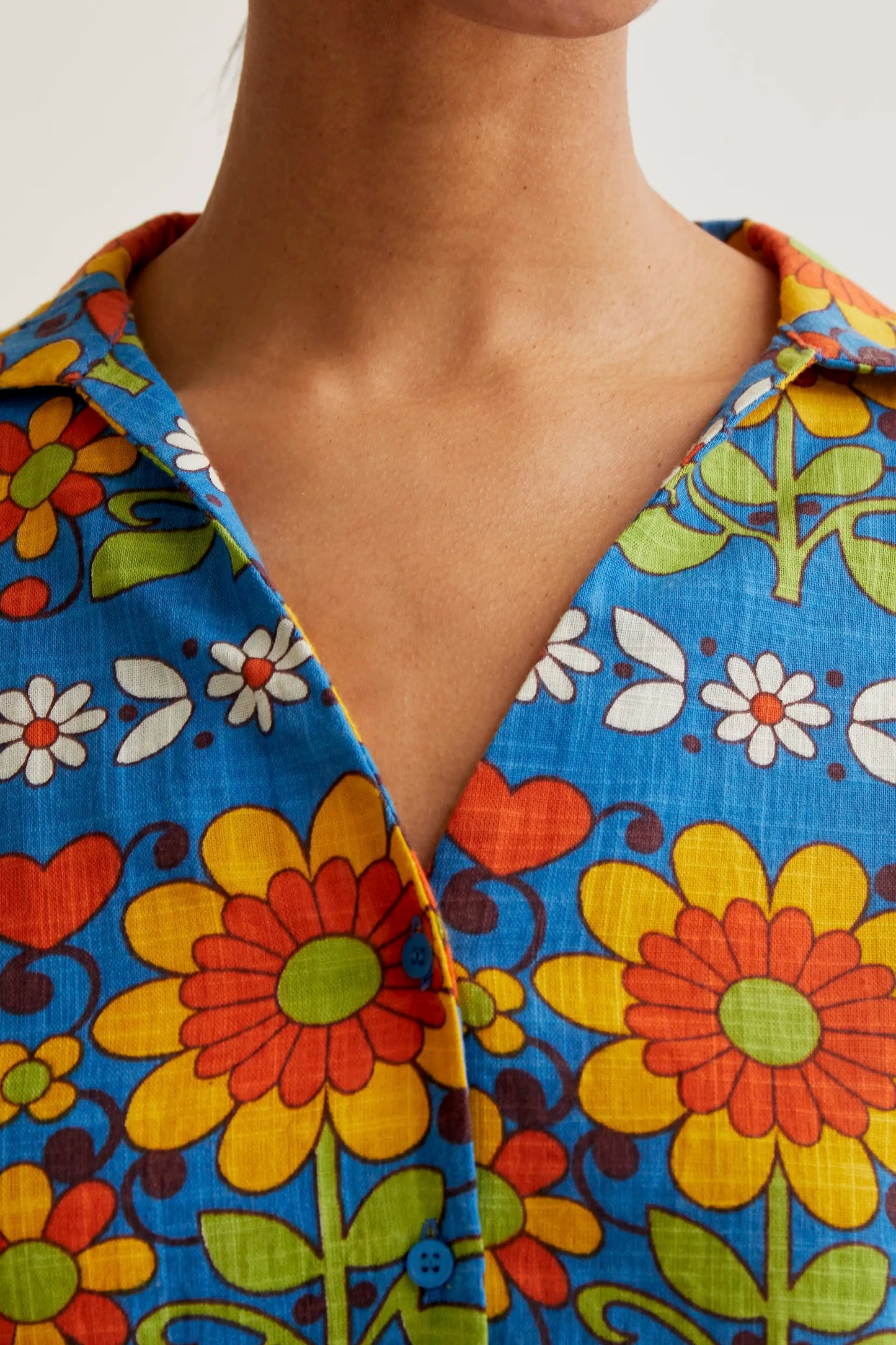 Camisa con estampado Garden