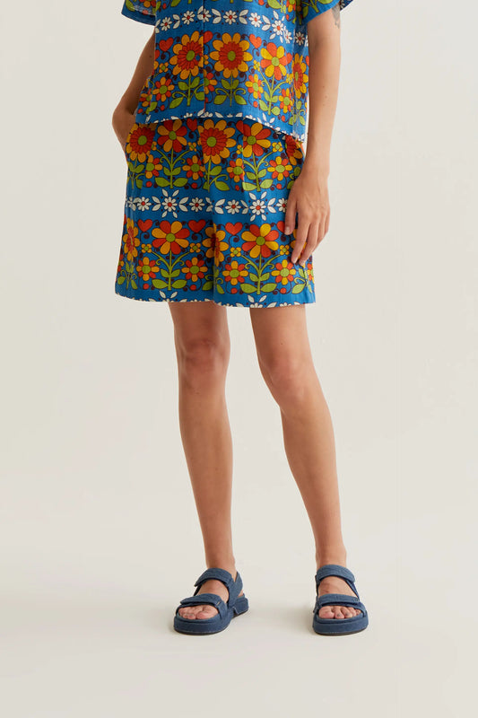 Shorts con estampado Garden
