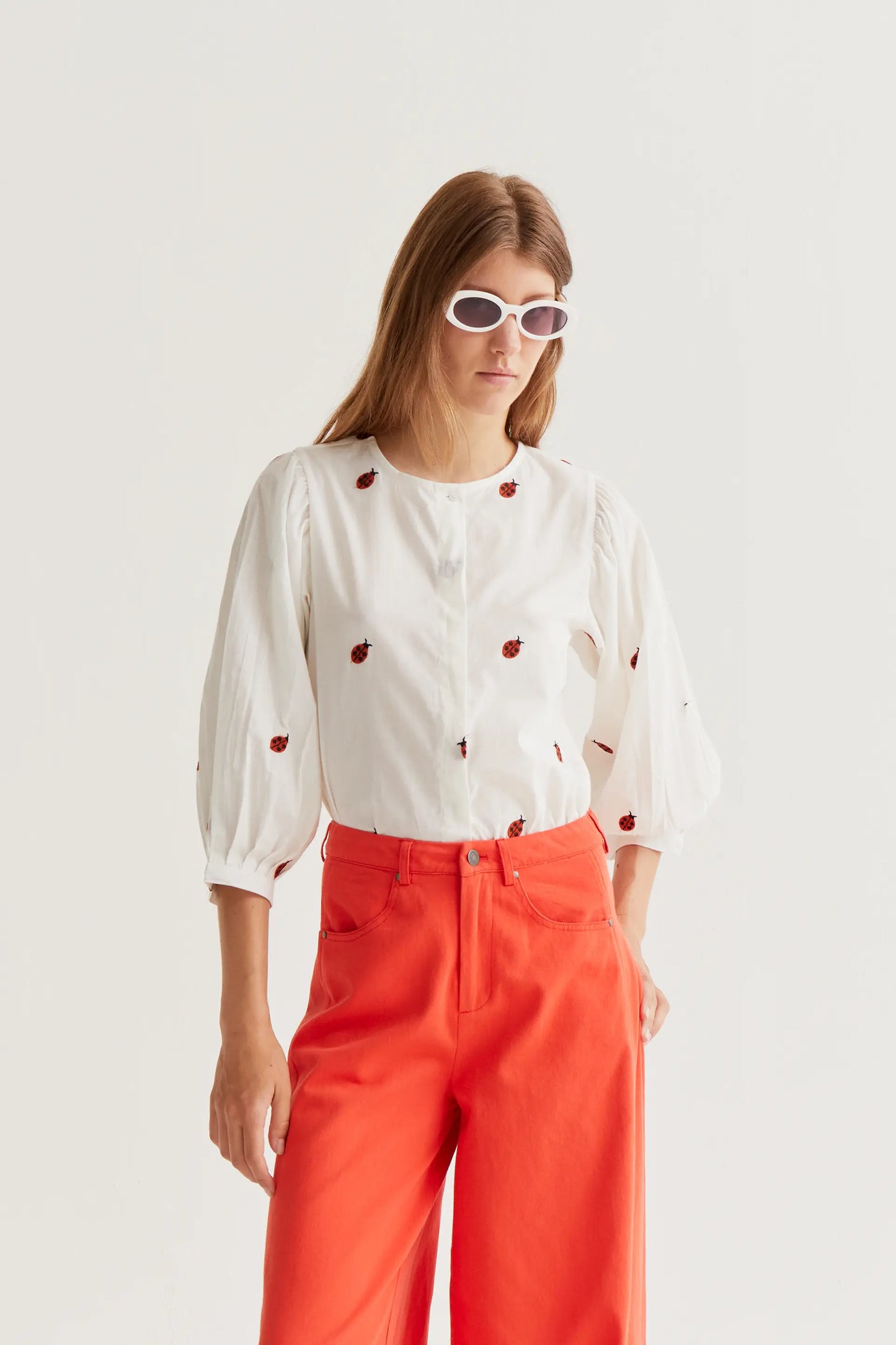 Camisa con estampado Ladybugs