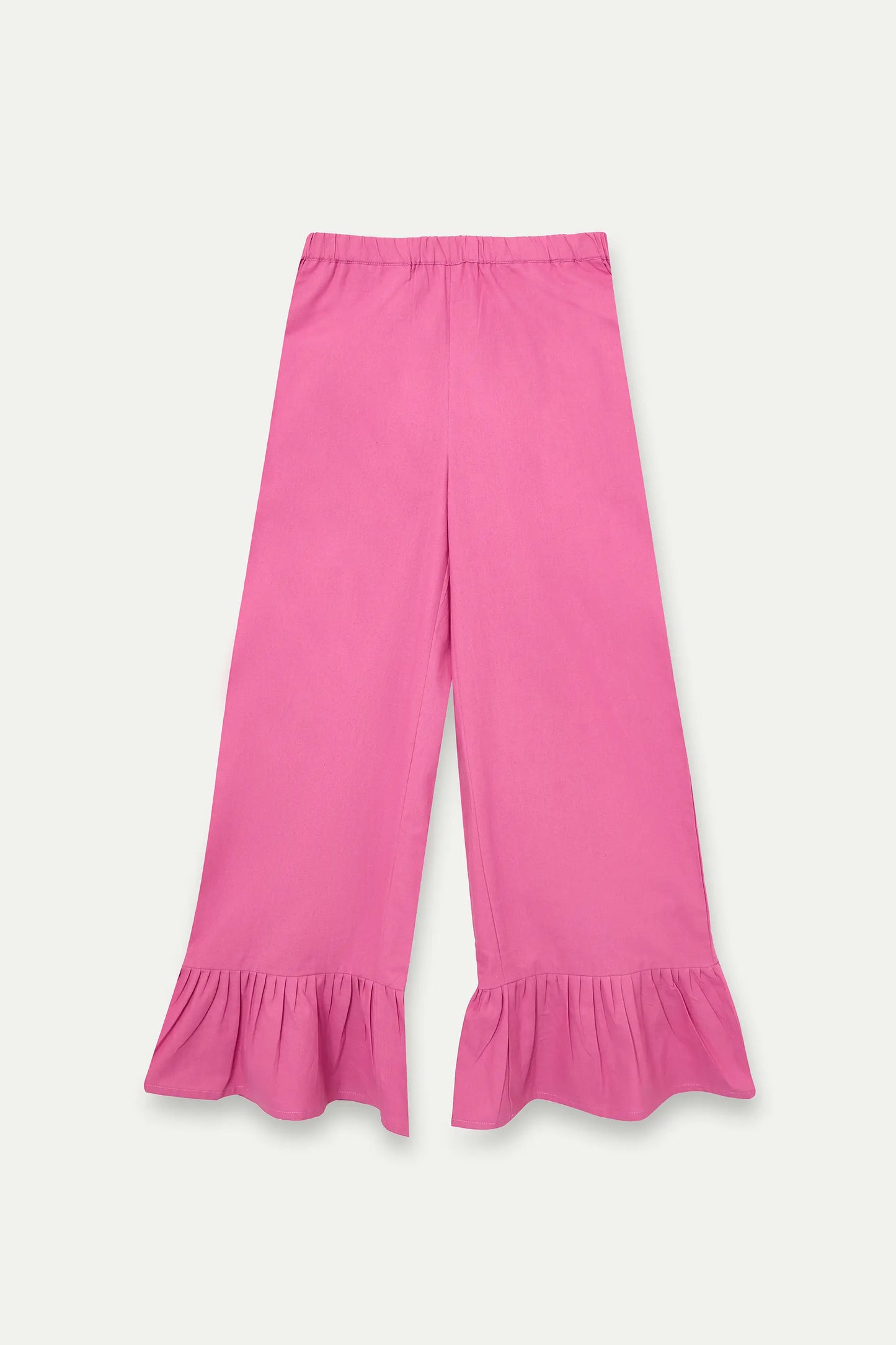 Pantaloni rosa 100% cotone