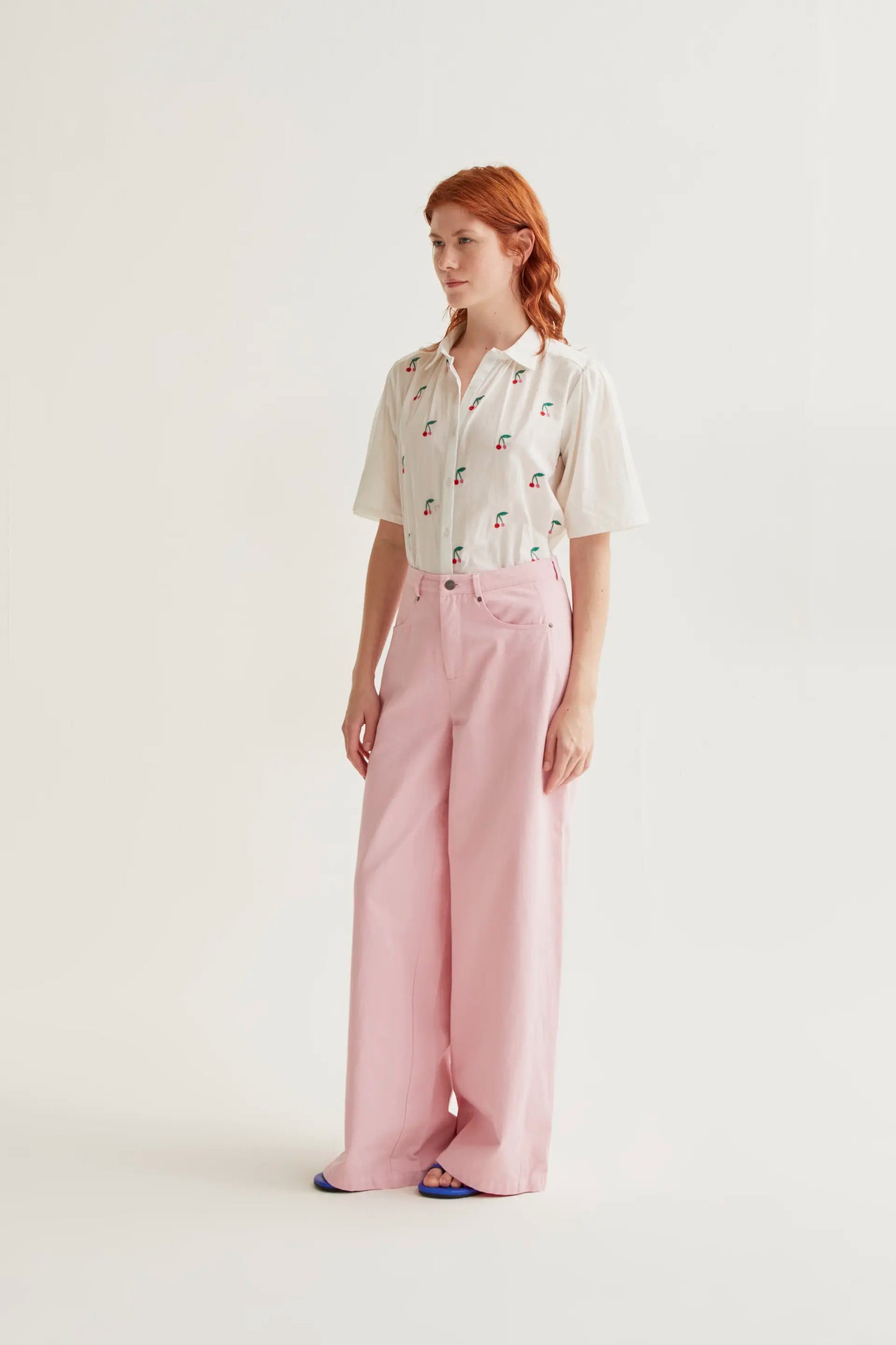 Camisa con estampado White Cherries