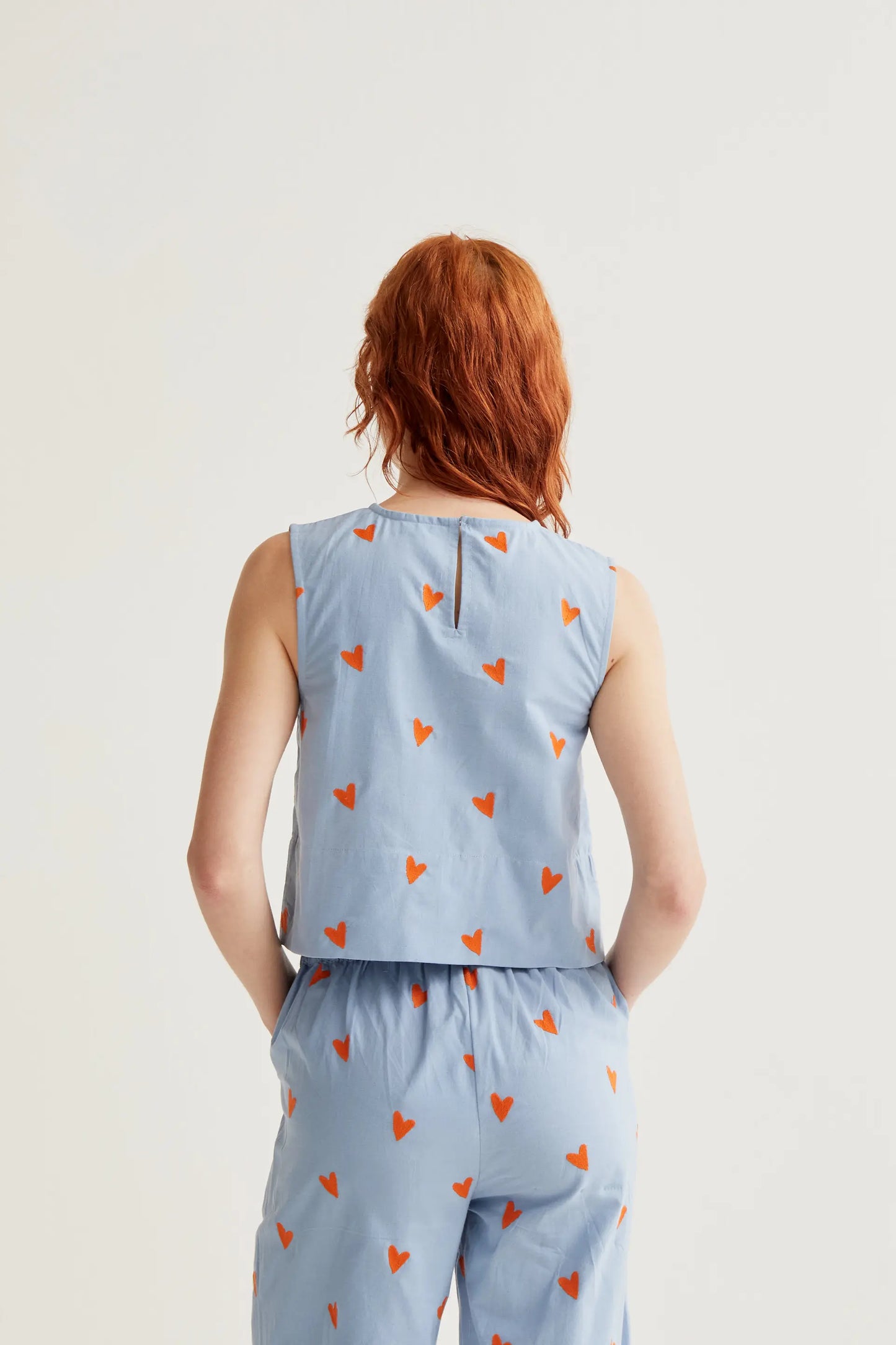 Top con estampado Hearts