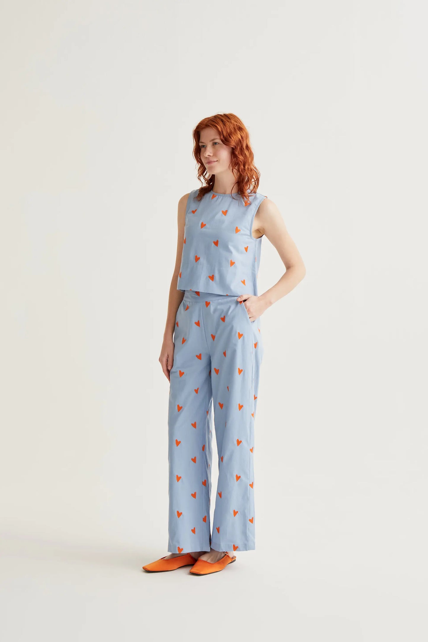 Top con estampado Hearts