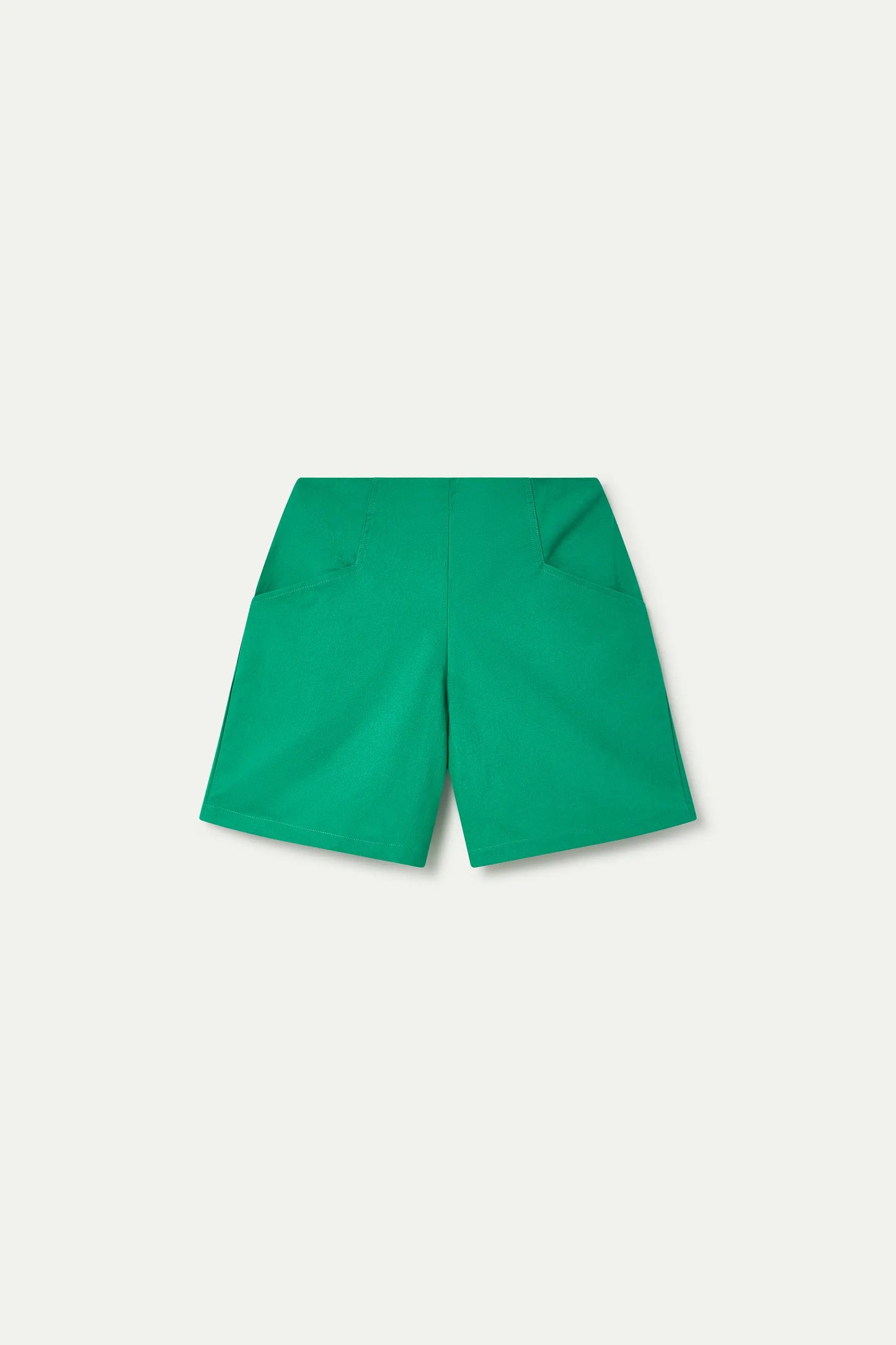 Shorts 100% algodón verde