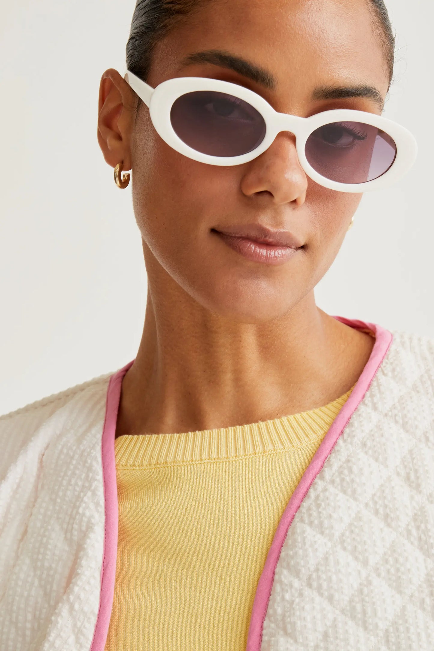 Giacca 100% cotone bianco sporco