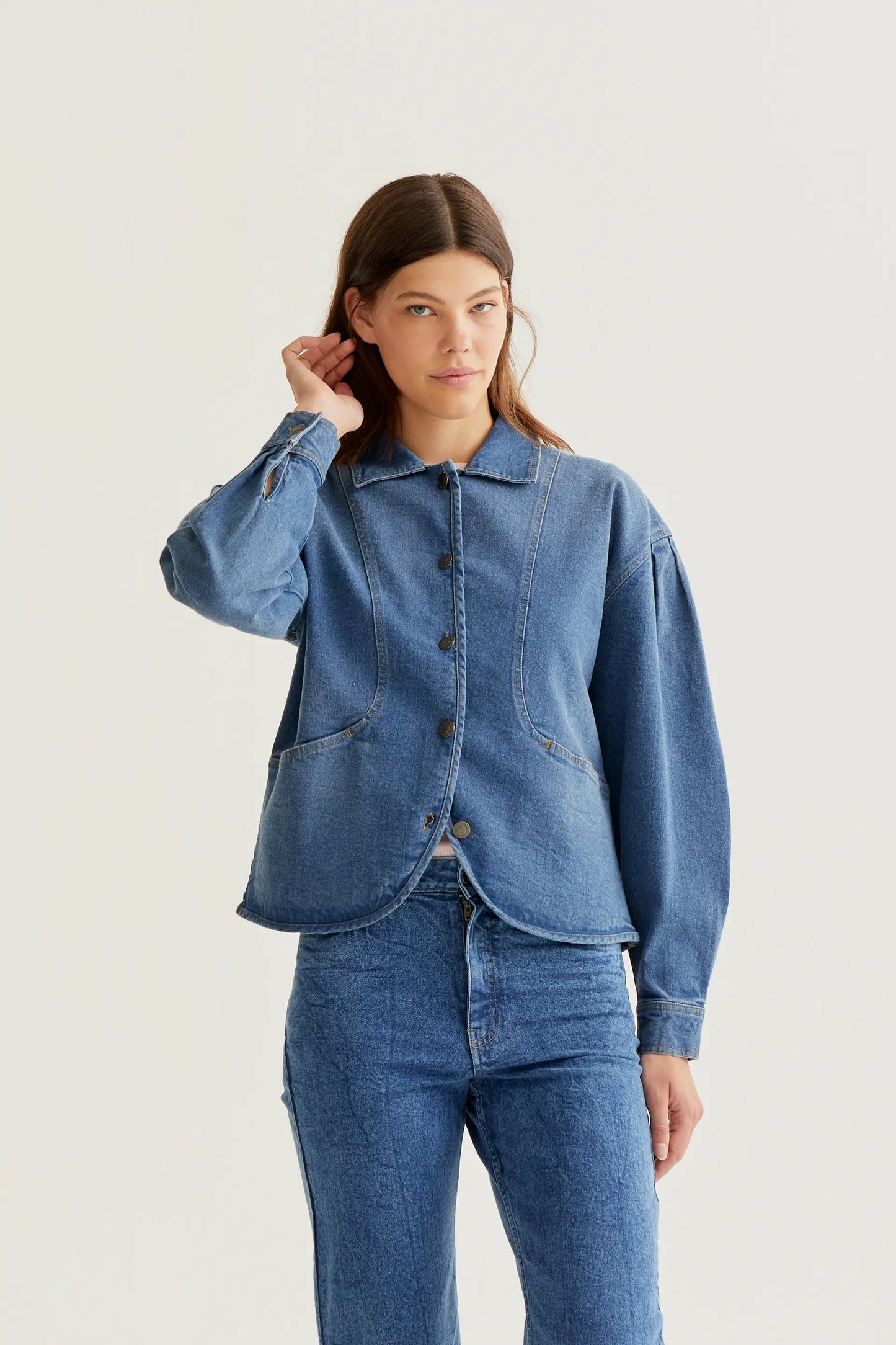 Chaqueta vaquera azul