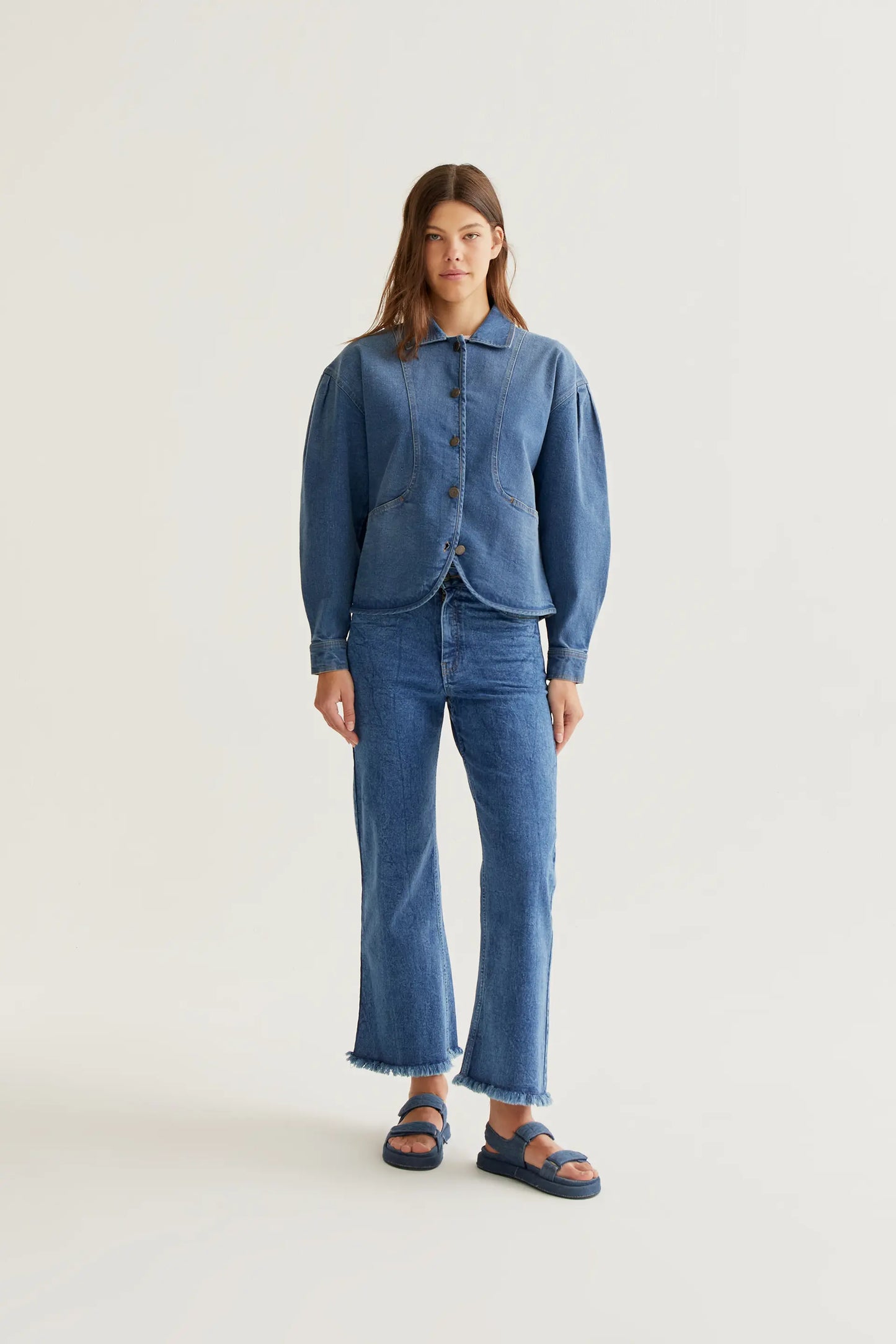 Chaqueta vaquera azul