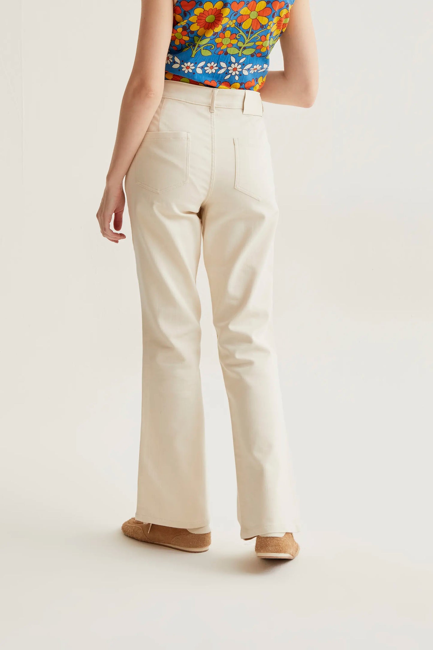 Pantalón vaquero blanco