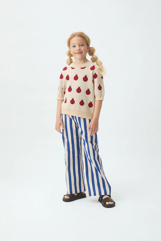 Jersey de punto de niña con estampado Red Coccinella