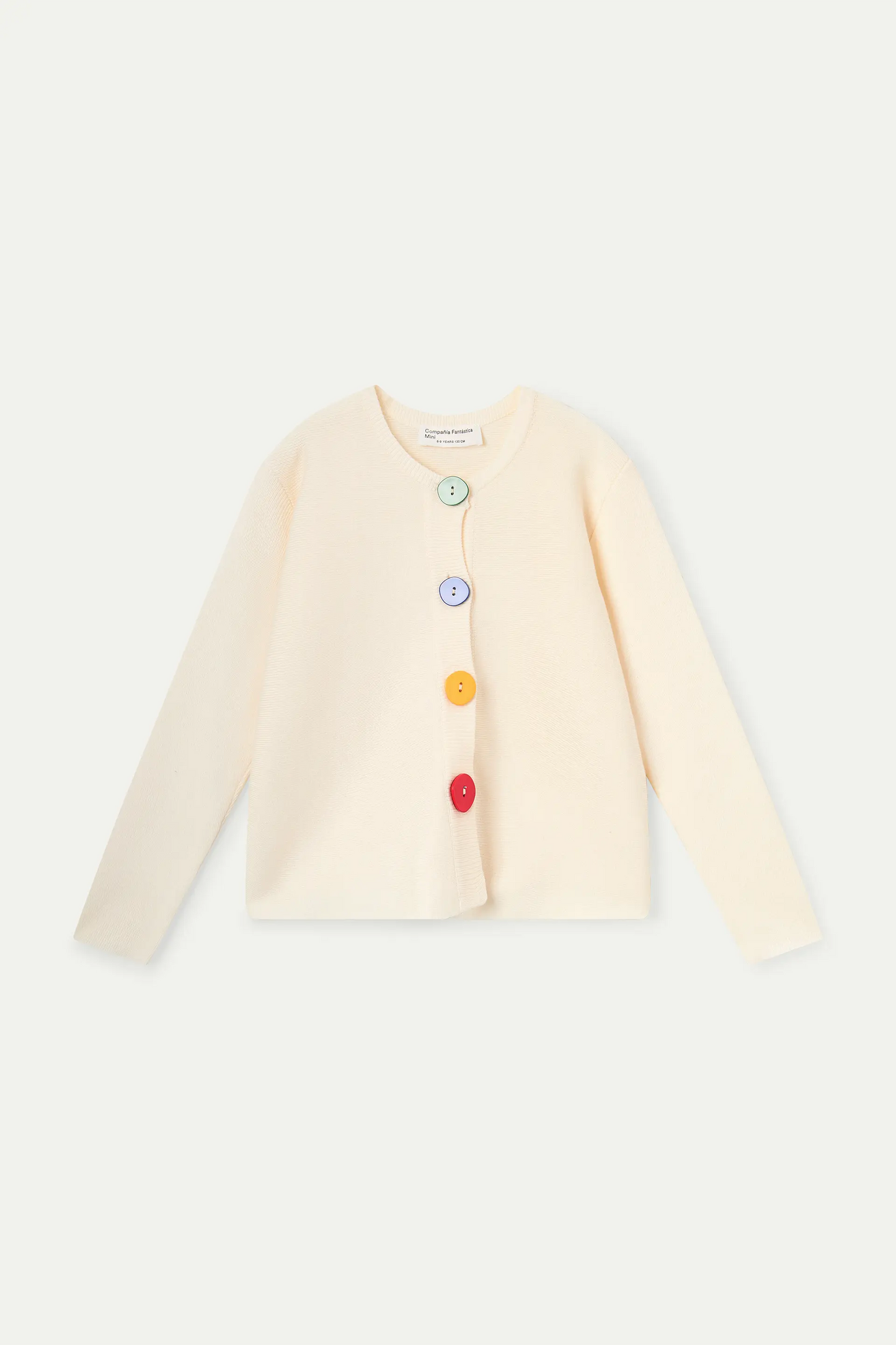 White knit cardigan for girls