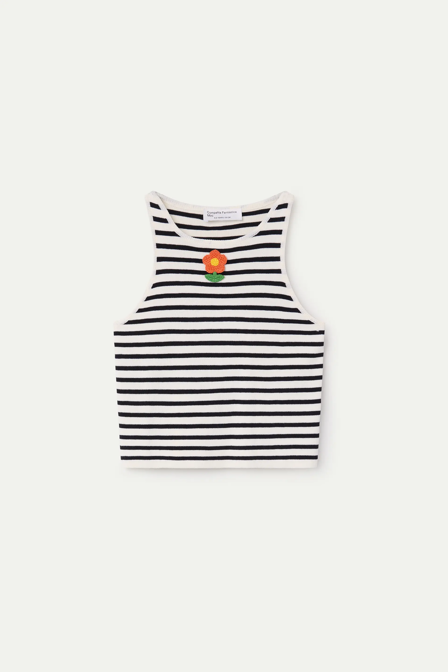 Girl's top with flower embroidery