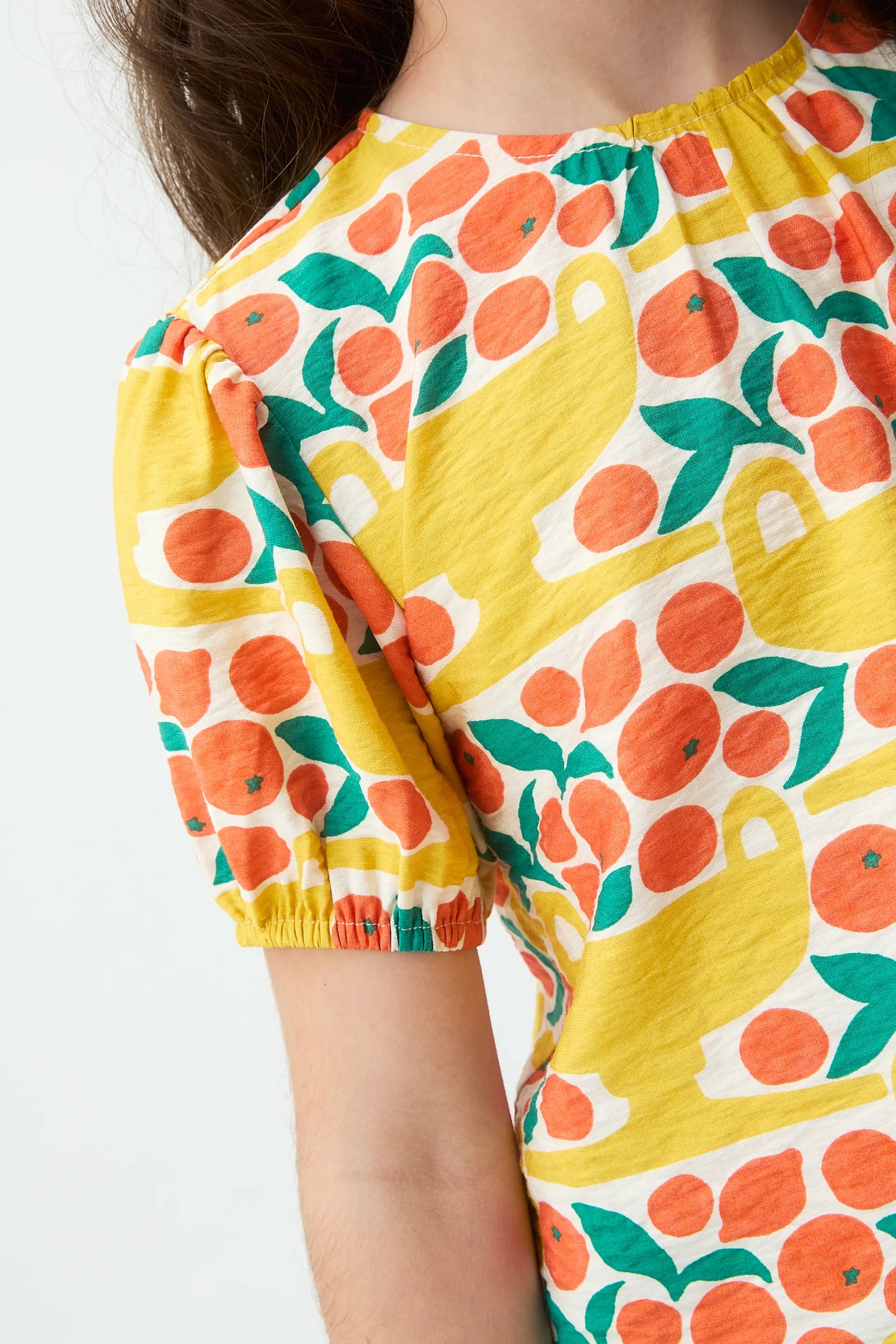 Top de niña con estampado Citrus