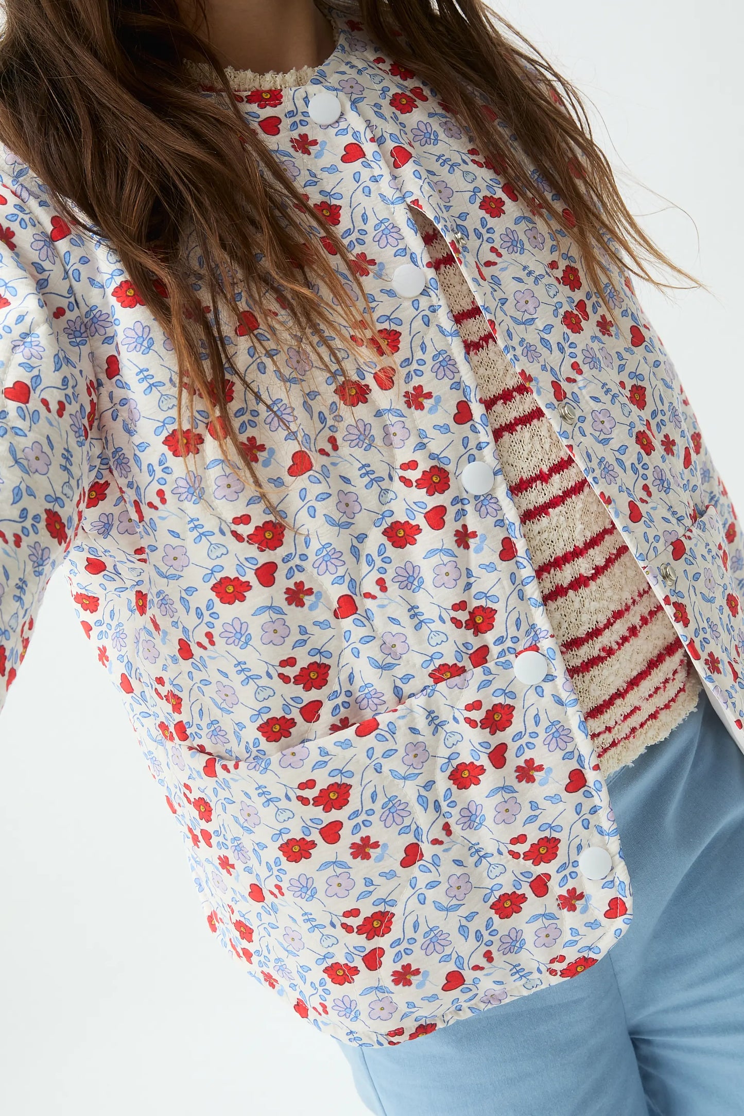 Chaqueta de niña con estampado Cute