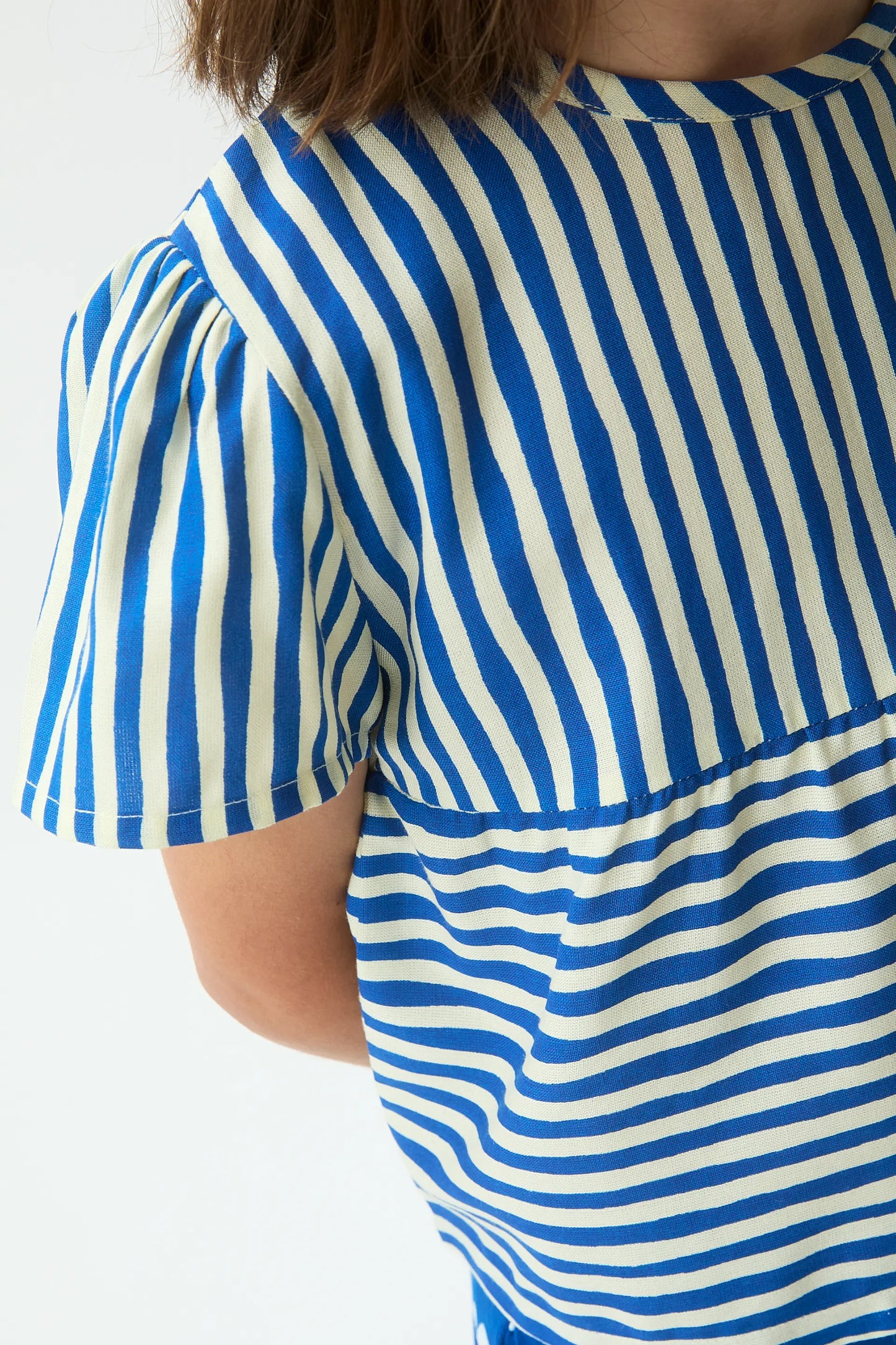 Top de niña con estampado Lavagna azul