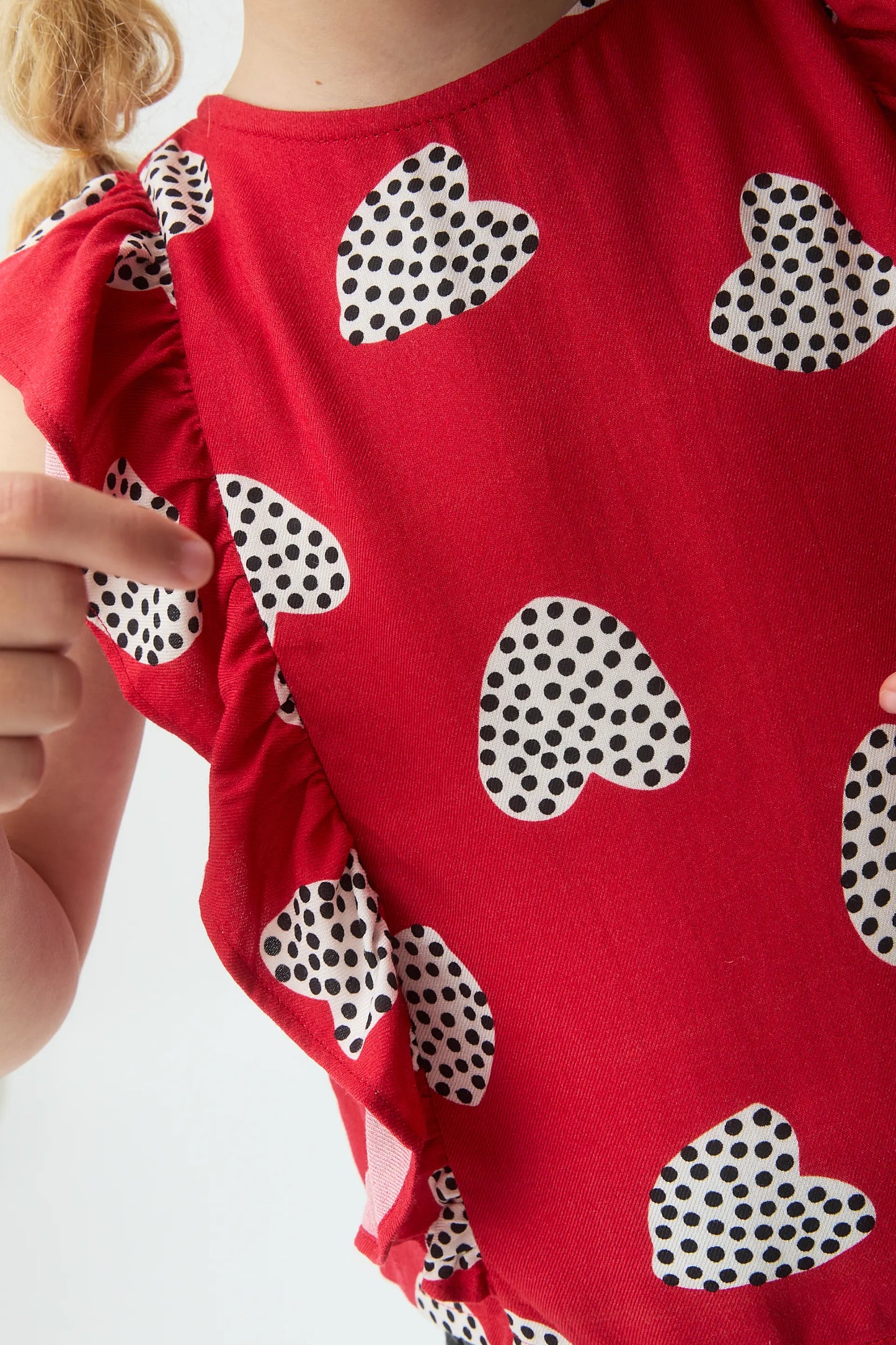 Top de niña con estampado Harmony Red