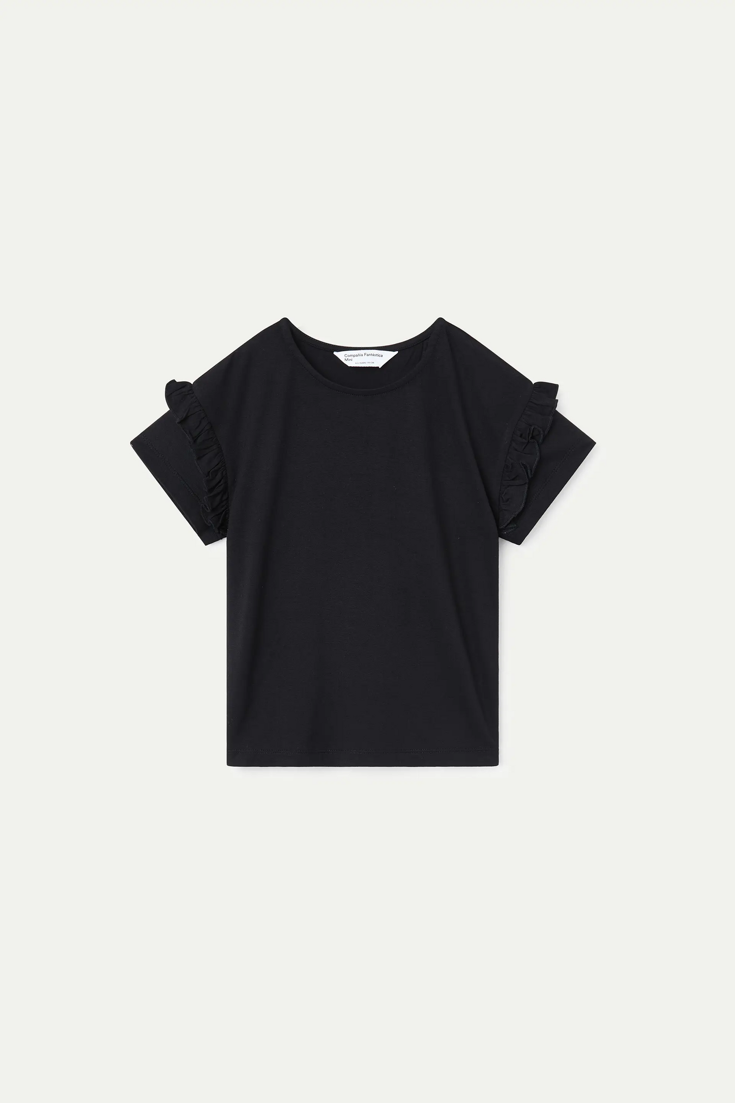 Maglietta nera basic per ragazze