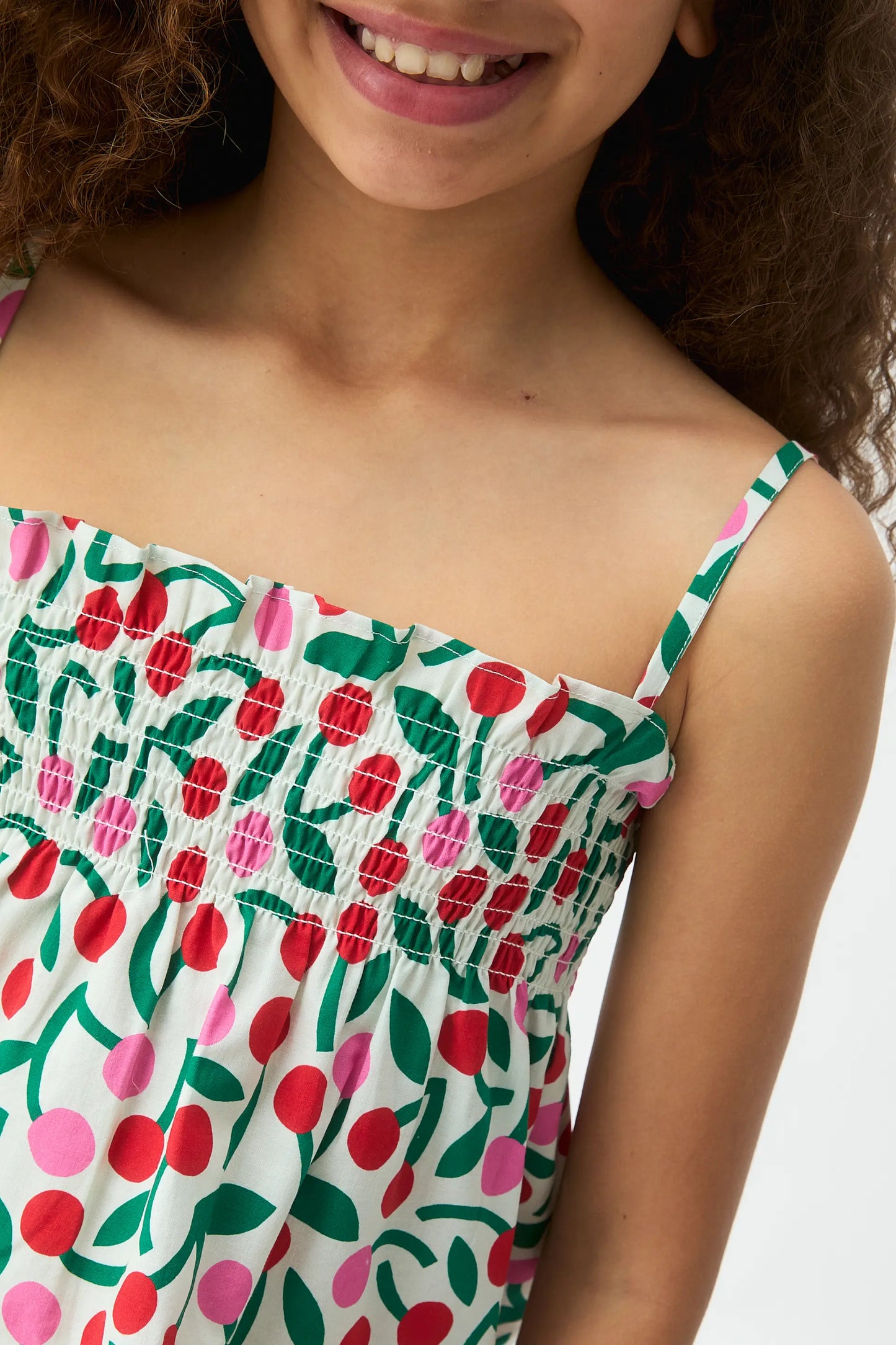 Top da bambina con stampa bordeaux