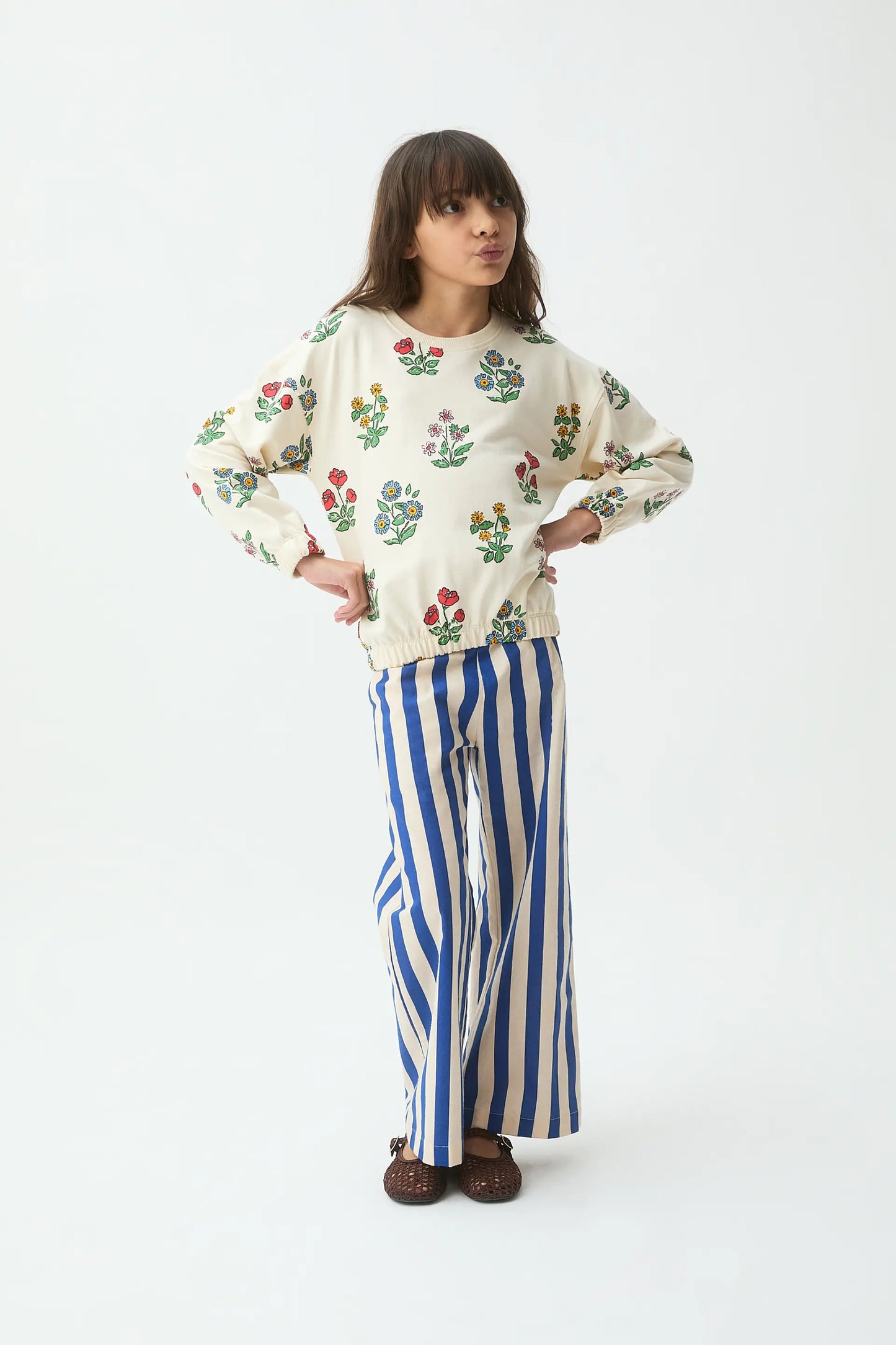 Girls' sweatshirt with Gardener print