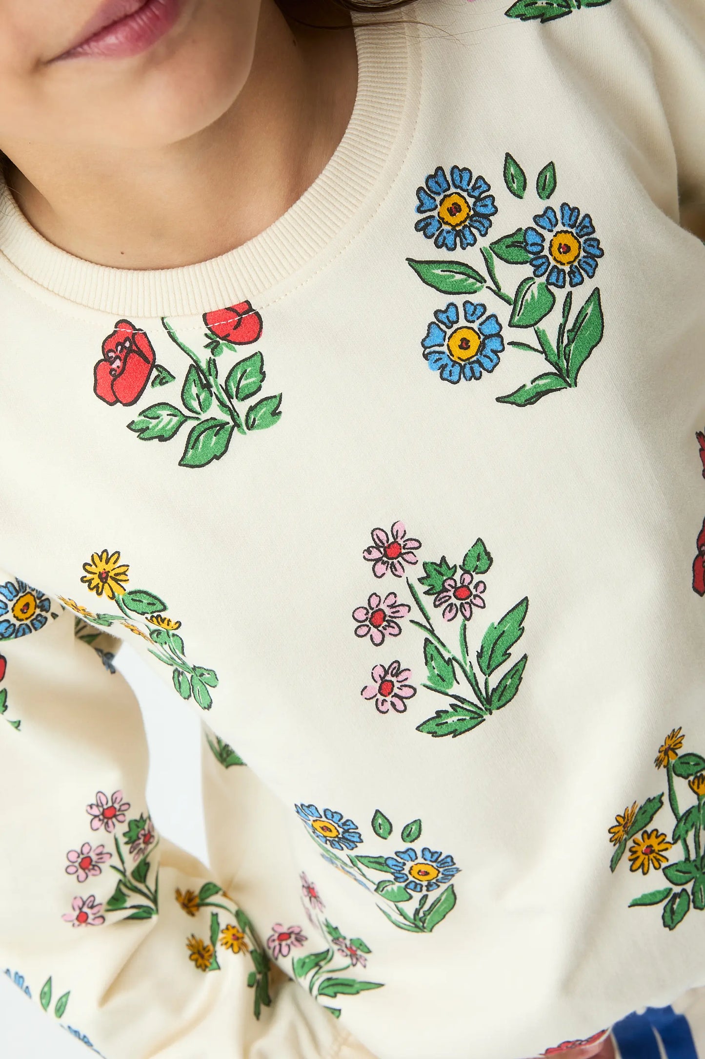 Girls' sweatshirt with Gardener print